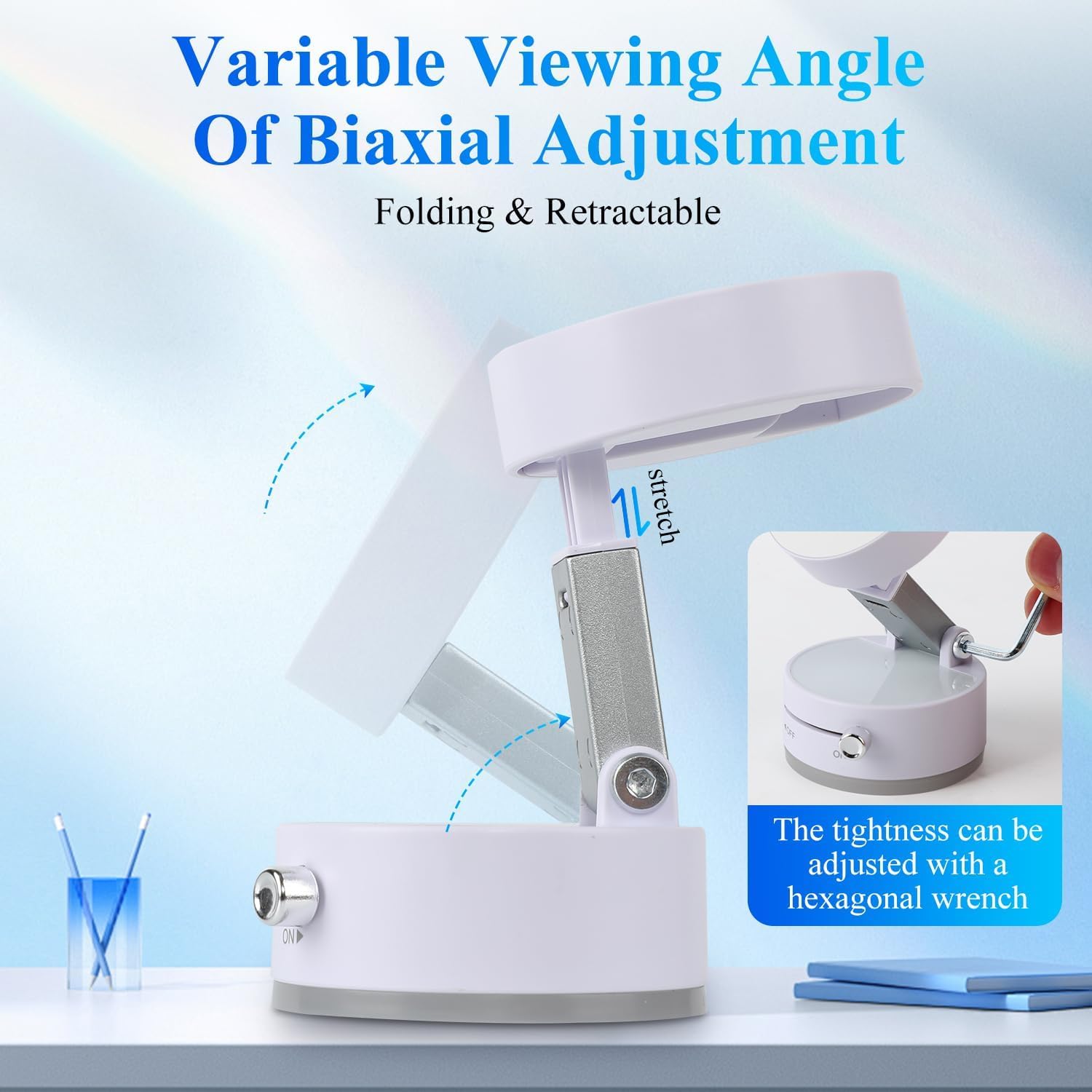 Fachooi Suction Cup Phone Mount Pro - Next-Gen Vacuum Magnetic Phone Holder For Car, 210 Adjustable Angle, Non-Slip Dashboard/Wi