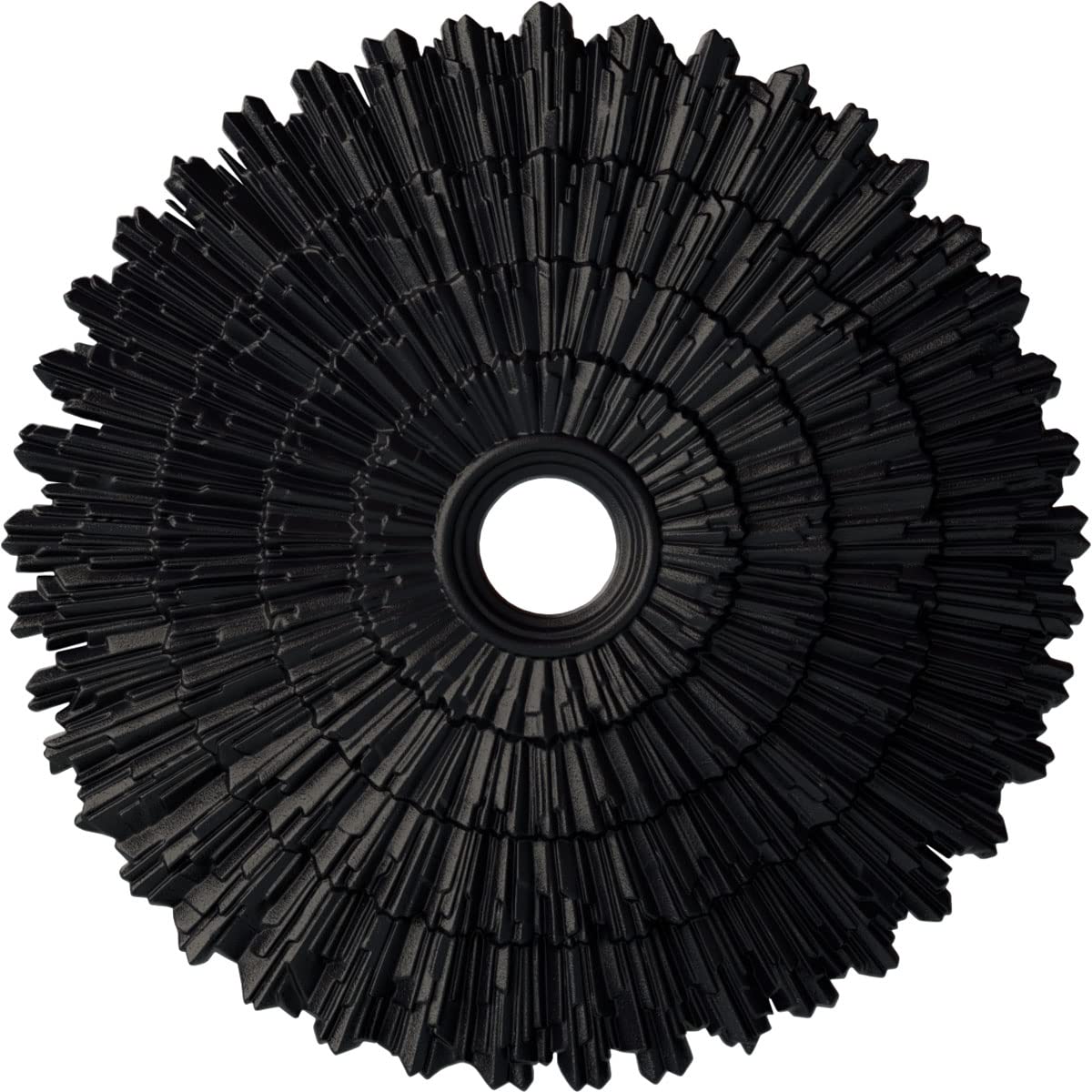 Ekena Millwork CM24ENSGS - 24 3/4OD x 3 1/4ID x 1 7/8P Eryn Ceiling Medallion (Fits Canopies up to 4) - Ceiling Medallion, Steel