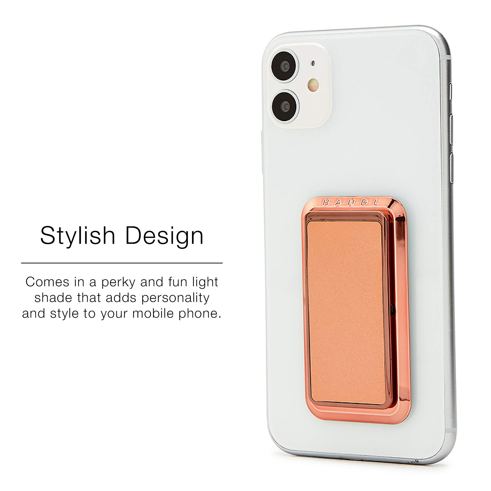Handl New York Handlstick Rose Gold Grip And Stand For Smartphone