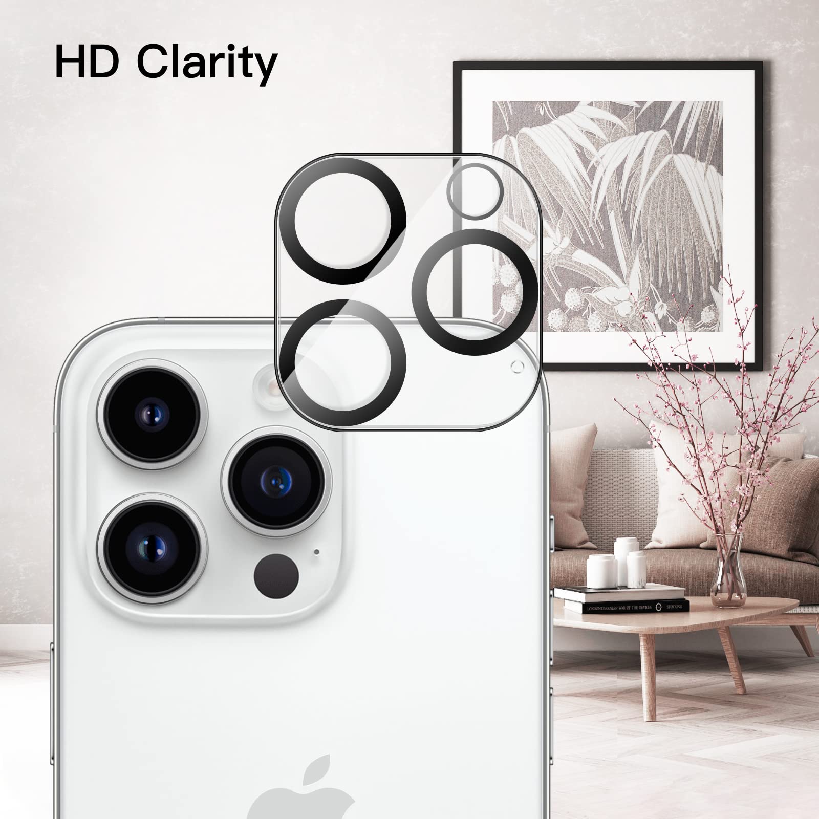 Jetech Camera Lens Protector For Iphone 14 Pro 6.1-Inch And Iphone 14 Pro Max 6.7-Inch, 9H Tempered Glass, Anti-Scratch, Case Fr