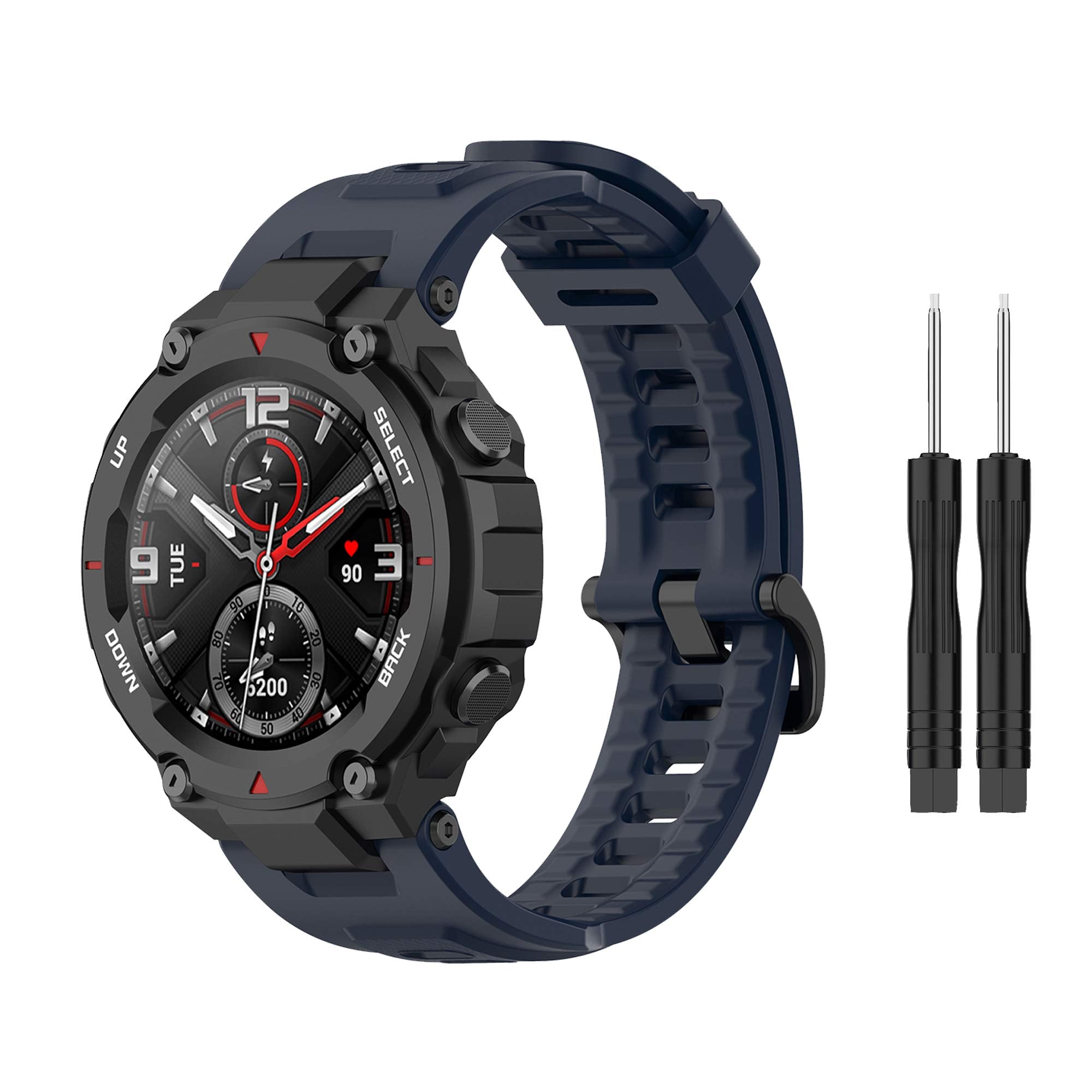 Babyvalley Band Compatible With Amazfit T Rex/T Rex Pro Band Soft Silicone Wristbands Replacement Bracelet For Amazfit T Rex/T R