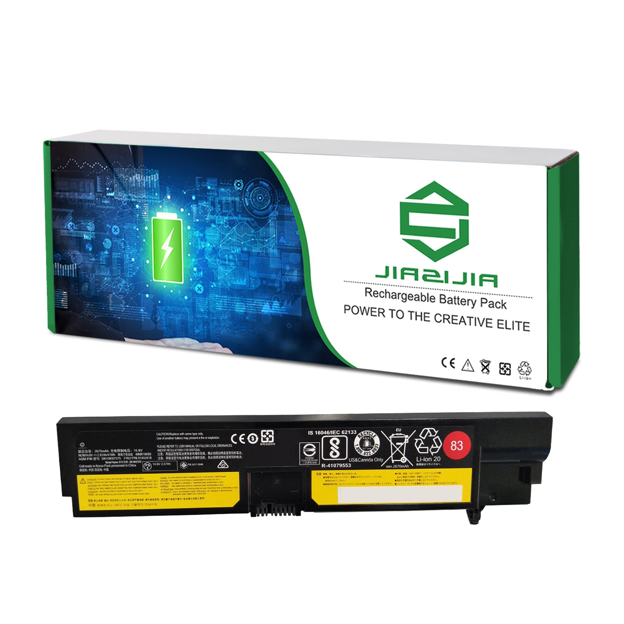 Jiazijia 01Av418 Sb10K97575 Battery For Lenovo Thinkpad E570 E570C E575 Series 01Av417 Sb10K97574 01Av414 Sb10K97571 01Av416 01A