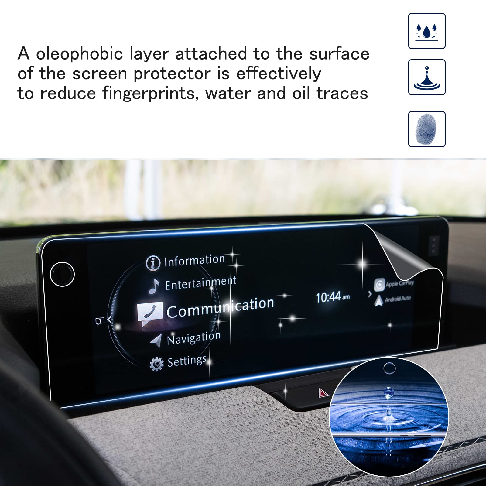 Shaohao For 2024 2025 Mazda Cx 90 Screen Protector 12.3 In 2024 2025 Mazda Cx 90 Accessories Cx 90 3.3 Turbo S Premium/Turbo S Premium Plus Touch Screen 12.3' Hd Clear Center Display Screen Protector