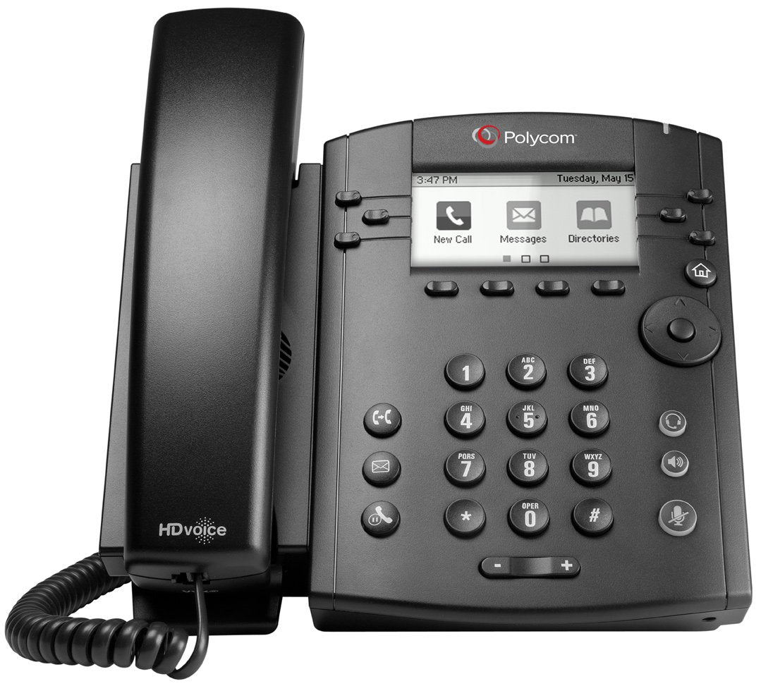 Polycom Vvx 300 Ip Business Poe Telephone (Power Supply Included)