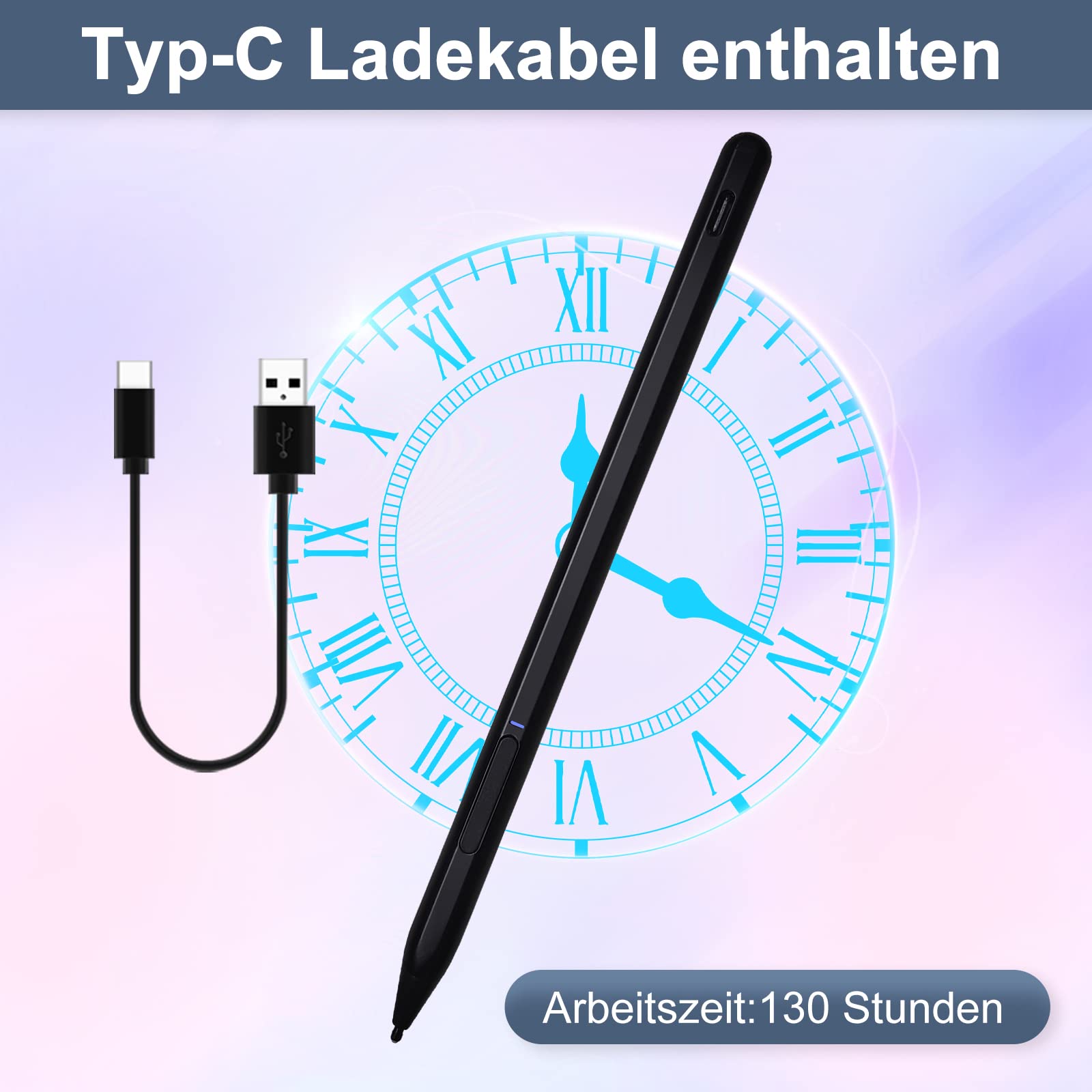 Usi Pen For Lenovo Hp Chromebook,4096 Rechargerable Usi Sylus Pen