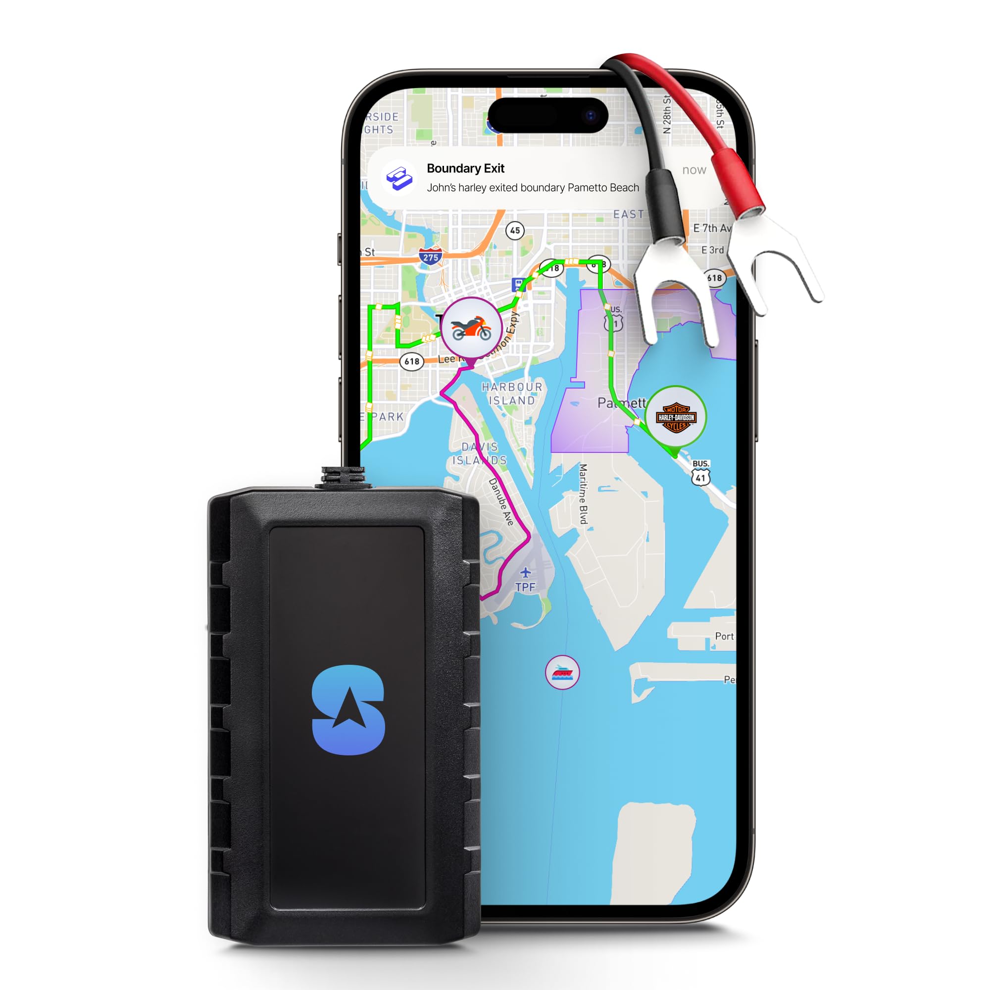 Spytec Gps Motorcycle Tracker   Waterproof Real Time Tracking W/ 5 Second Updates   Ideal Hard Wired Gps Tracking For Mopeds, Scooters, Boats, Atvs   Anti Theft Movement Alert   Low Cost Plan