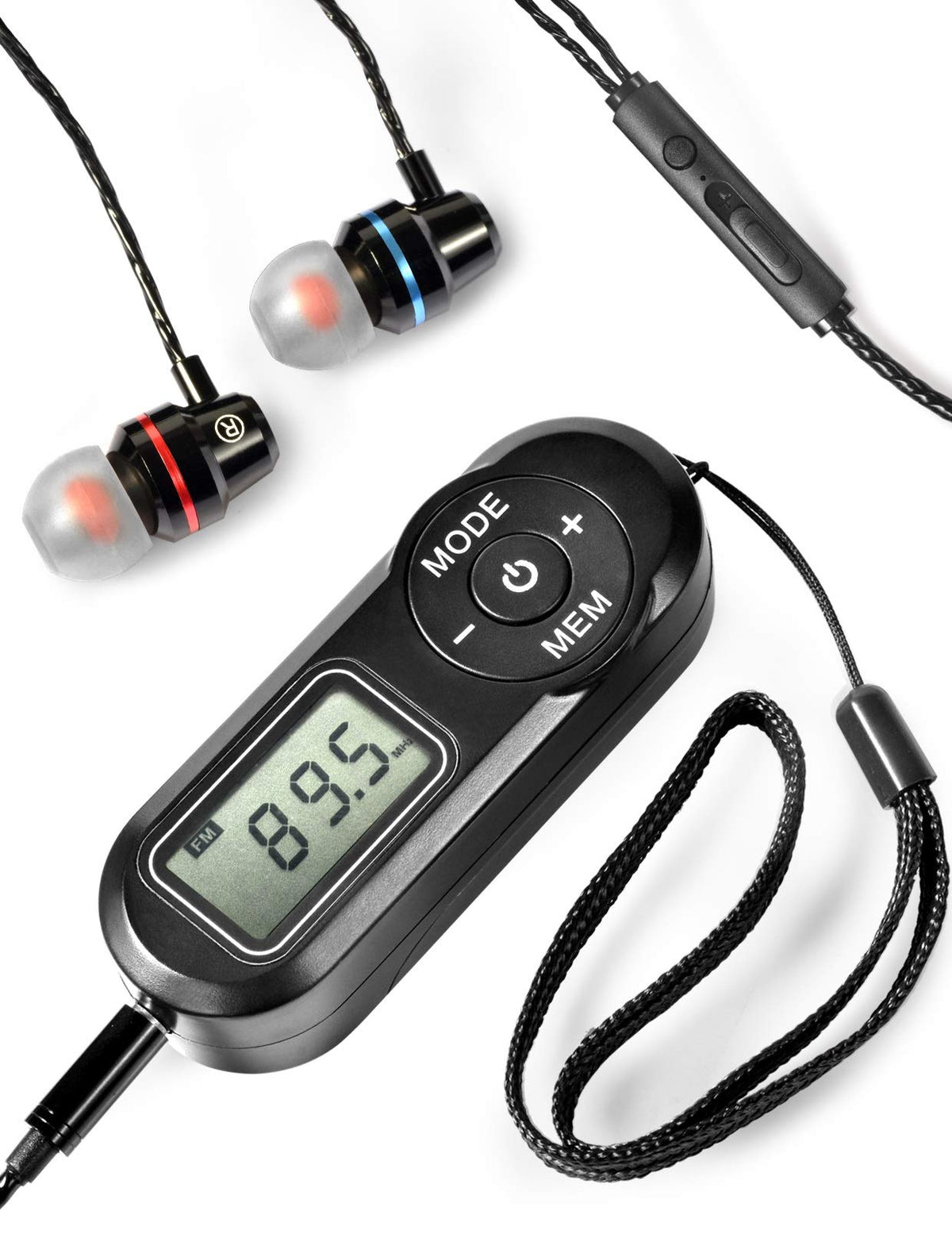 Portable Radio, Zhiwhis Fm Digital Tuner With Best Reception, Pocket Transistor Receiver With Stereo Sound, Battery Operated Wal