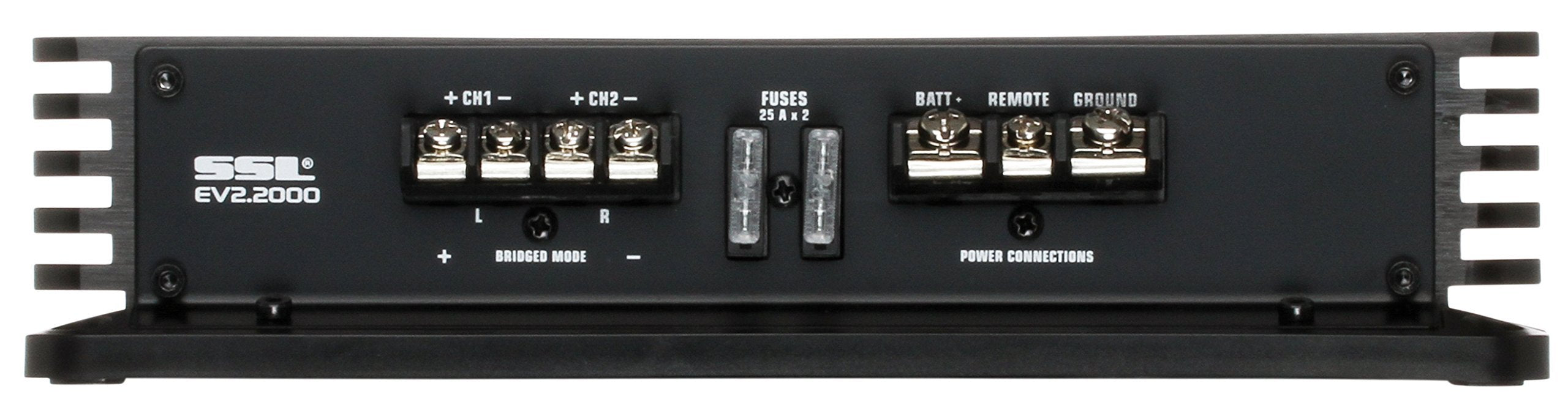 Sound Storm Laboratories EV2.2000 2000 Watt 2 Channel Class A/B Car Amplifier Gun Metal Grey