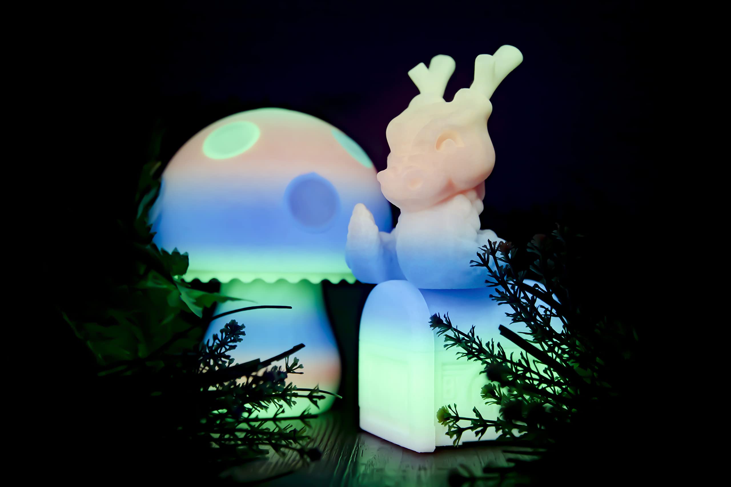 Ziro Pla Glow Filament 1.75Mm,3D Printer Filament 1.75Mm Gradient Multicolor 1Kg(2.2Lbs),Dimensional Accuracy +/  0.03Mm, Gid Ra