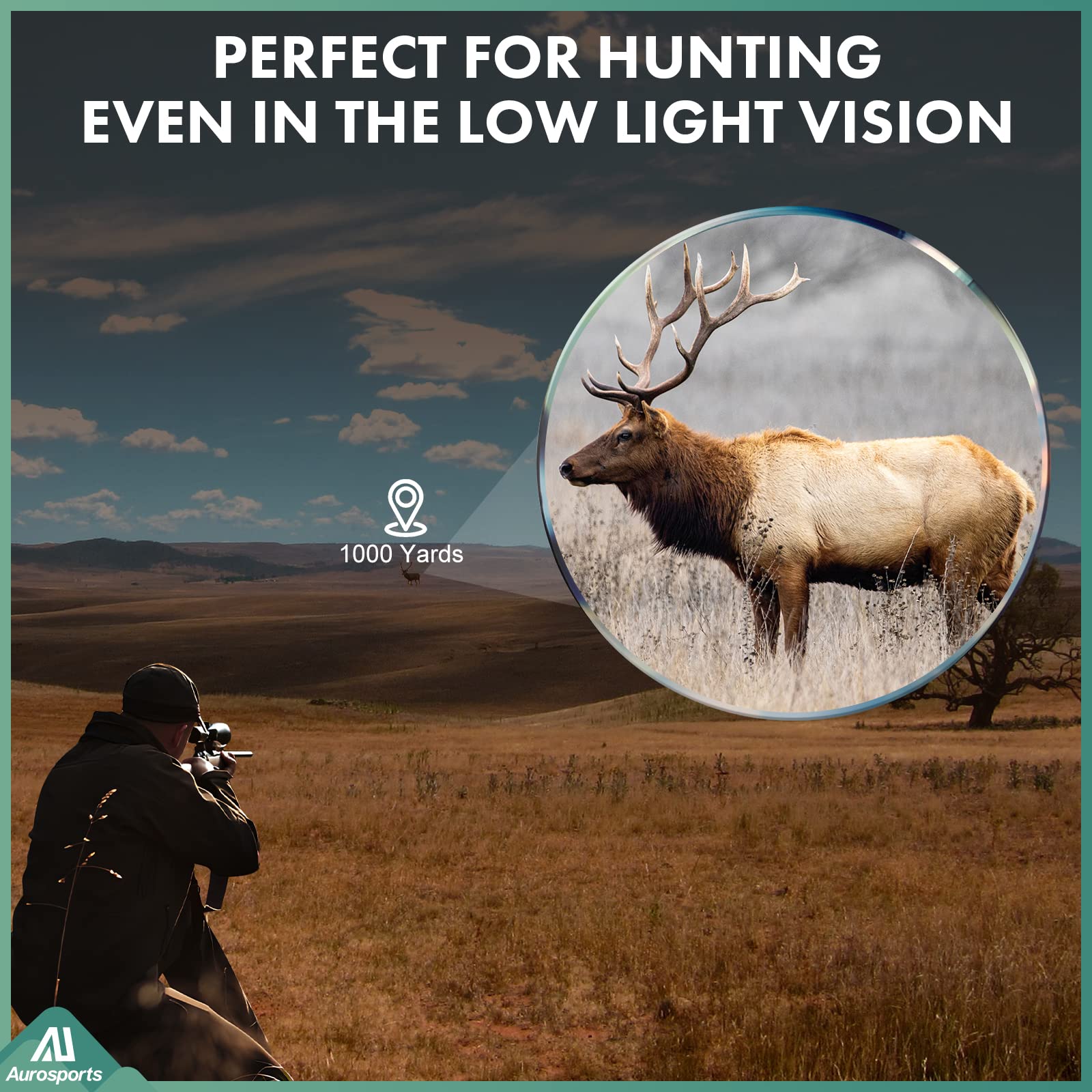 Aurosports 10X25 Binoculars For Adults And Kids, Large View Compact Binoculars With Low Light Vision, Easy Focus Small Binoculars For Bird Watching Outdoor Travel Sightseeing Concert Hunting Hiking