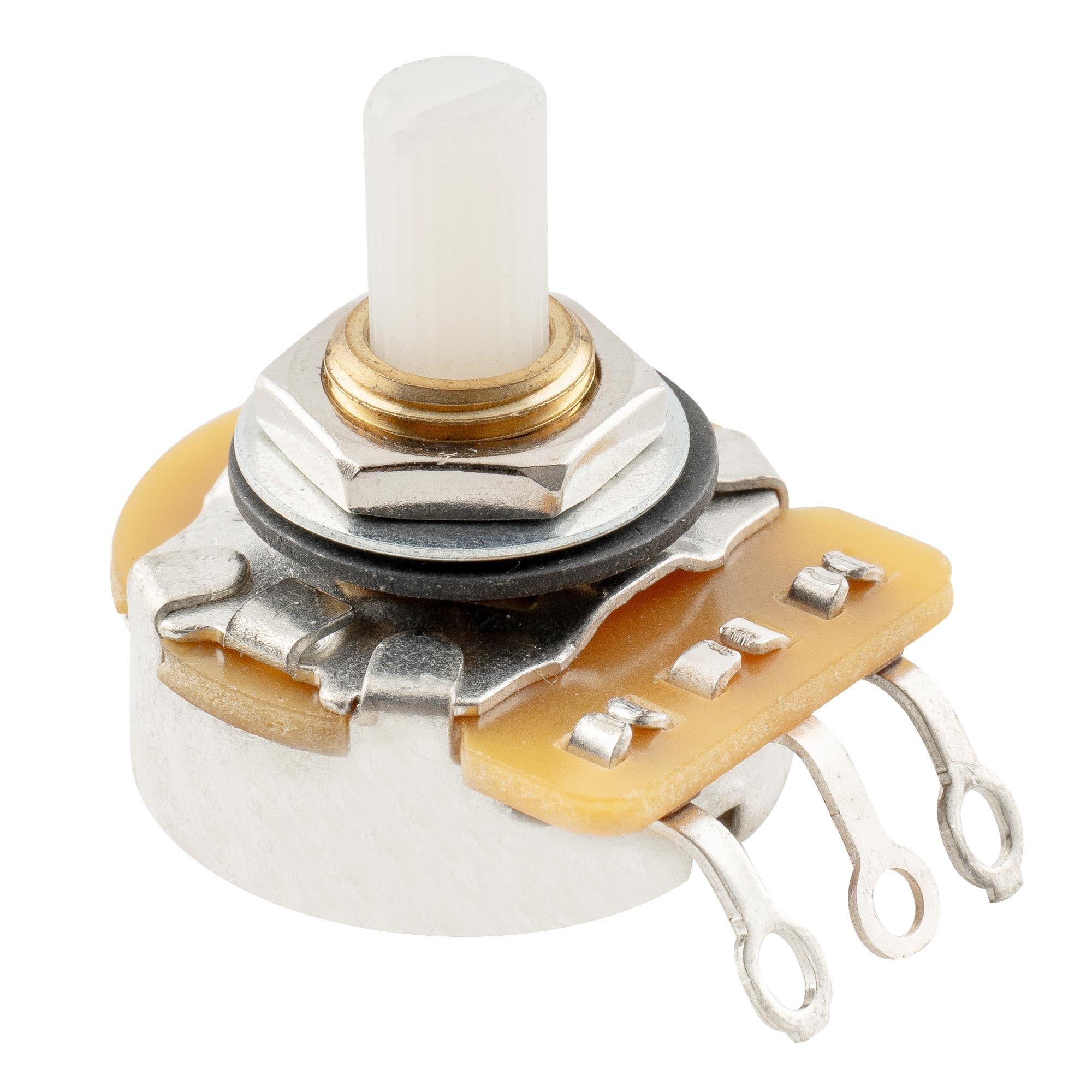 Cts A1M Inch Size Fine 24 Spline Split Nylon Shaft Short Bushing Pot Audio Taper Potentiometer For Jazzmaster Style Electric Gui