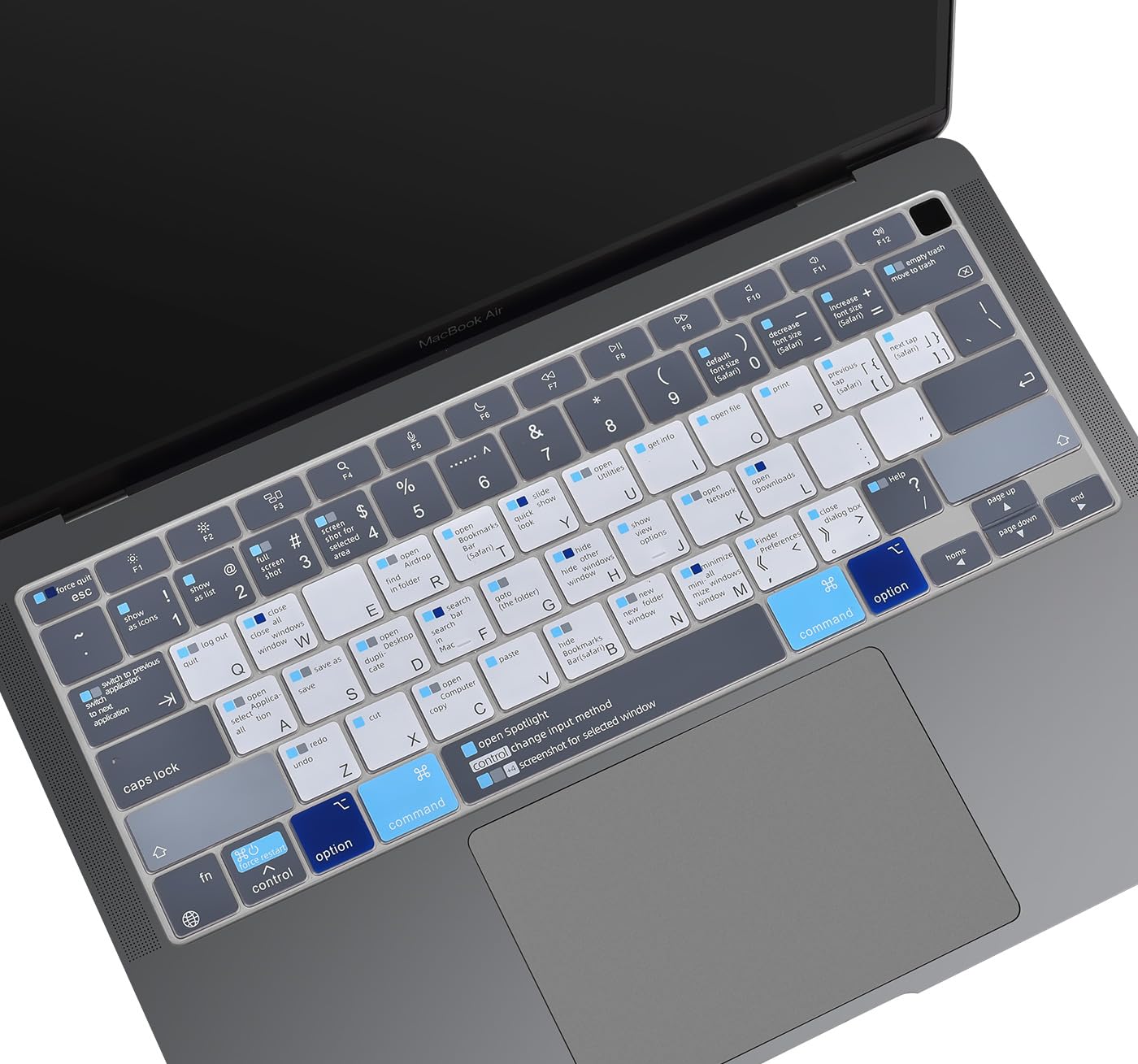 Keyboard Cover For Macbook Air 13 Inch 2020 A2337 M1 A2179 With Touch Id Magic Keyboard,Macbook Air 13 Keyboard Skin With Mac Os