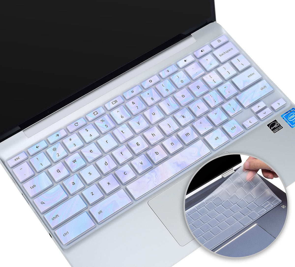 2Pack Hp Chromebook Keyboard Cover 14 Inch Compatible With Hp Chromebook X360 11.6'' 14'' Touchscreen 2-In-1 Laptop 14-Da 14B-Ca