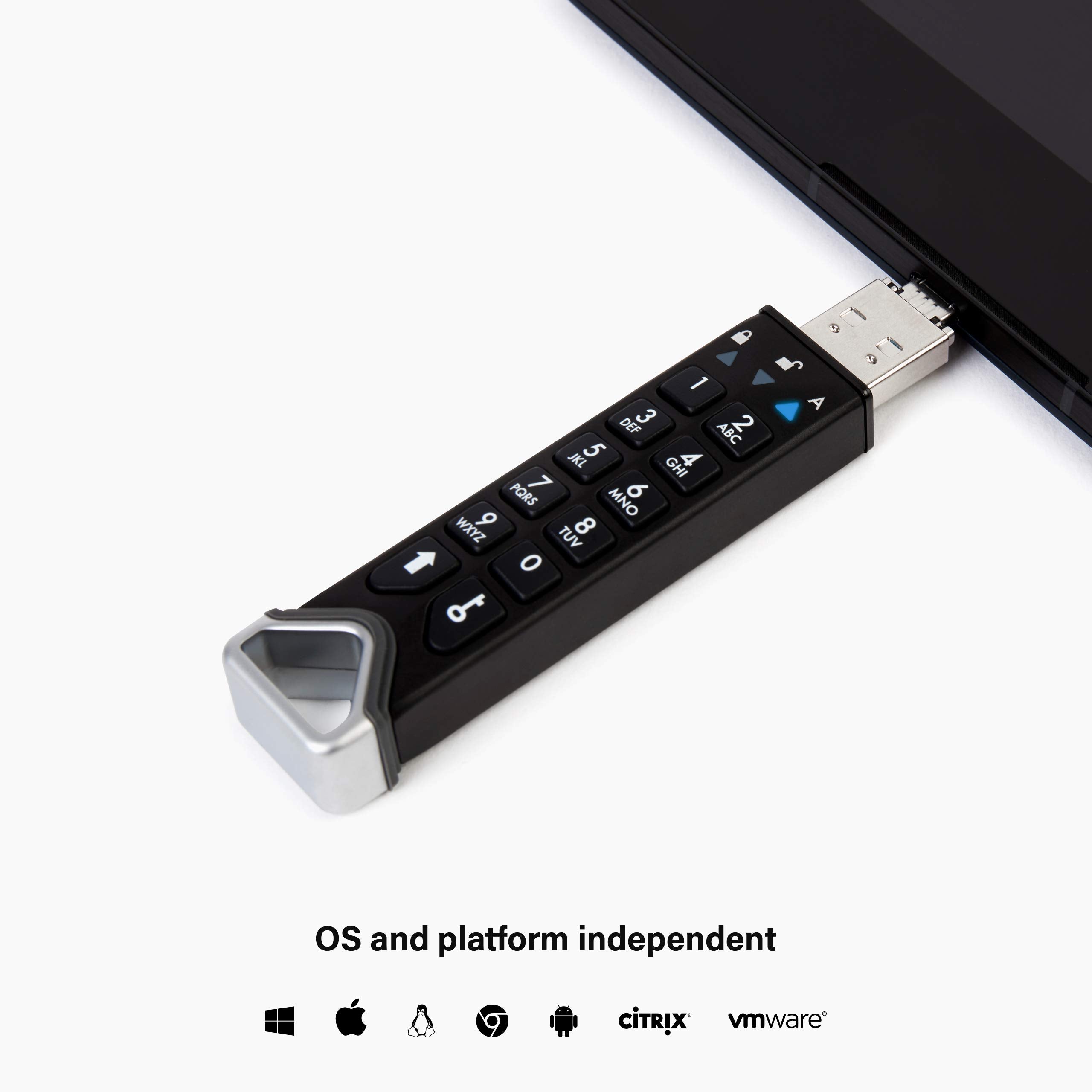 Istorage Datashur Pro2 128 Gb | Secure Flash Drive | Fips 140 2 Level 3 Certified | Password Protected | Dust/Water Resistant