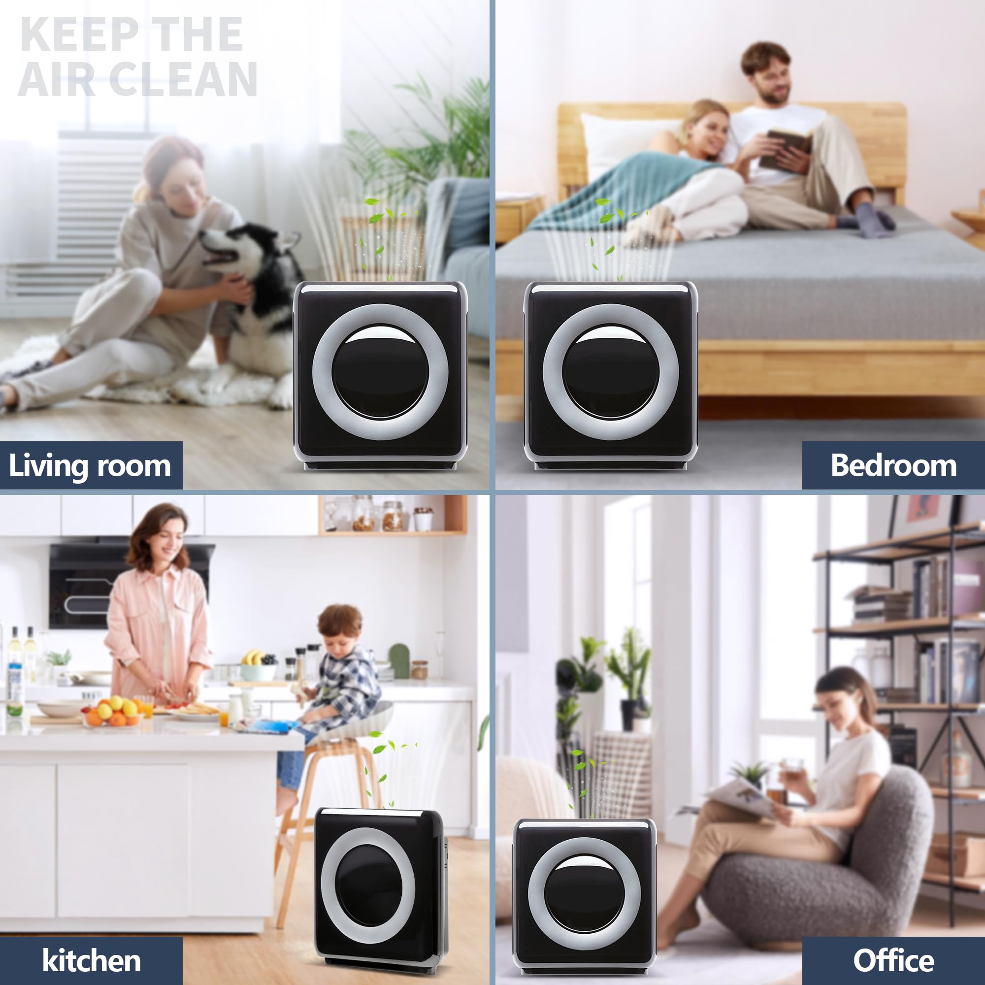 4 Pack Ap-1512Hh True Hepa Replacement Filter Compatible With Coway Airmega Ap-1512Hh Air Purifier And Airmega 200M Air Purifier