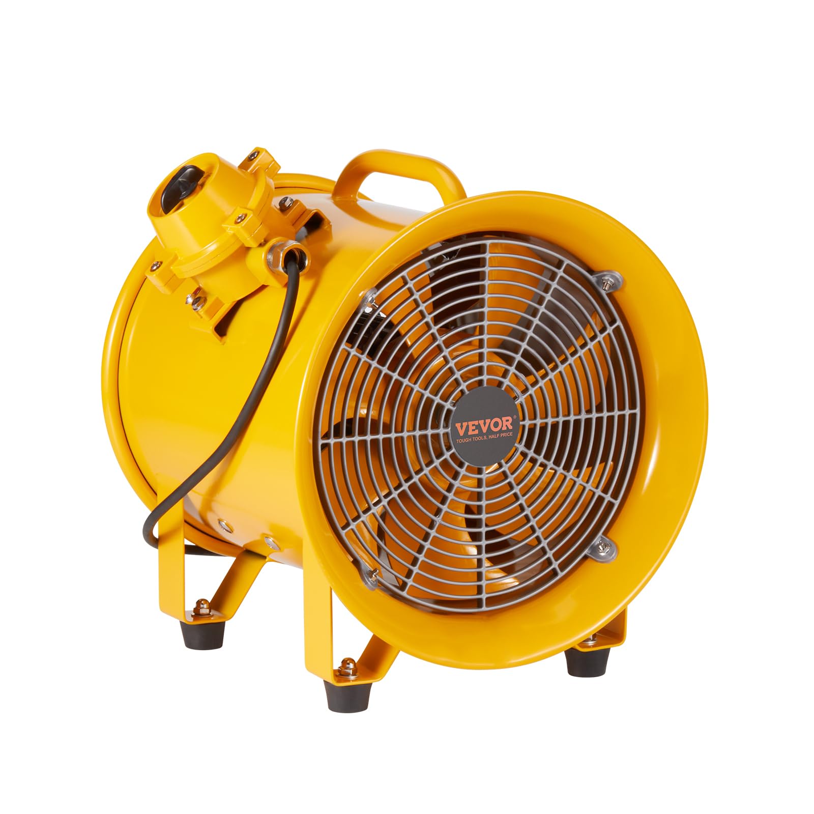 Vevor Industrial Portable Ventilator Explosion Proof, 1100W 4240Cfm High Velocity Air Mover, 16 Inch Utility Blower Exhaust Fan