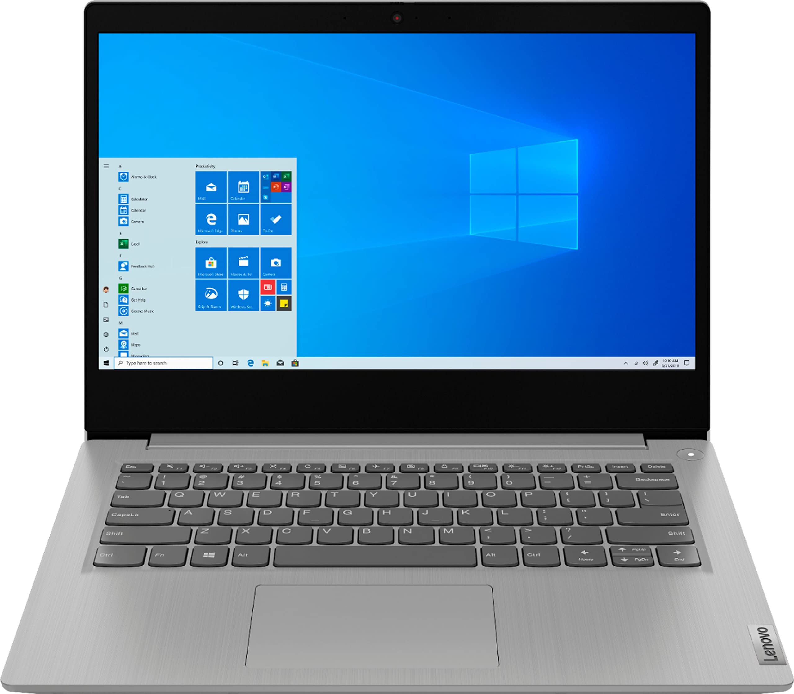 Lenovo Ideapad 3 14 Laptop - Intel Pentium Silver N5030 - 4GB Memory - 128GB SSD - Platinum Grey