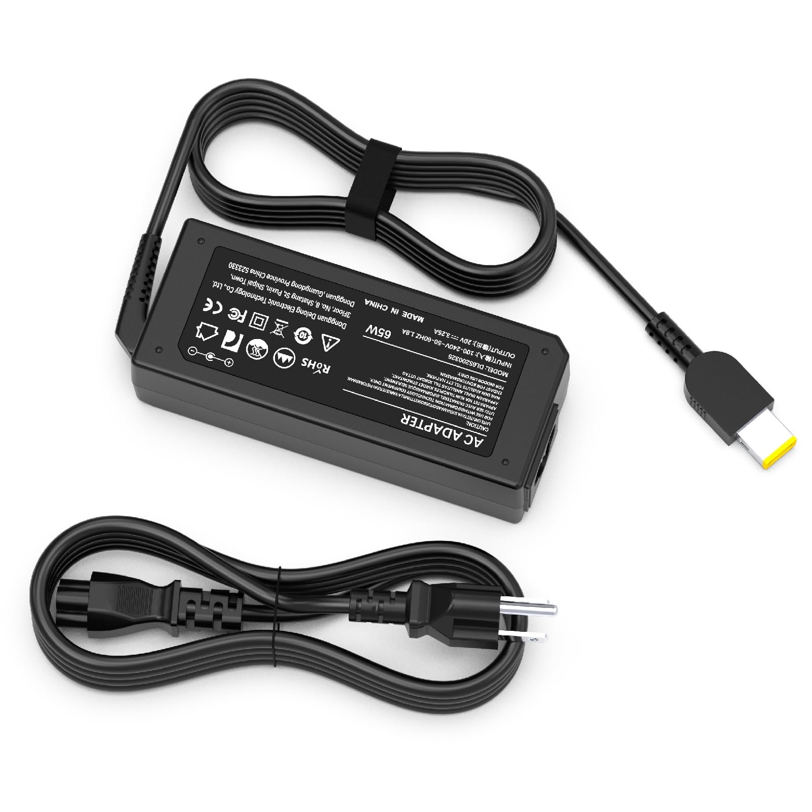 65W Laptop Charger For Lenovo Thinkpad T460 T470 T470S T431S T440 T440S T440P T450 T460S E531 E570 E560 L470 L460 L440 X270 X250 X240 G40 G50; Yoga 2 11 11S 13 2 Pro 13 Power Supply Cord