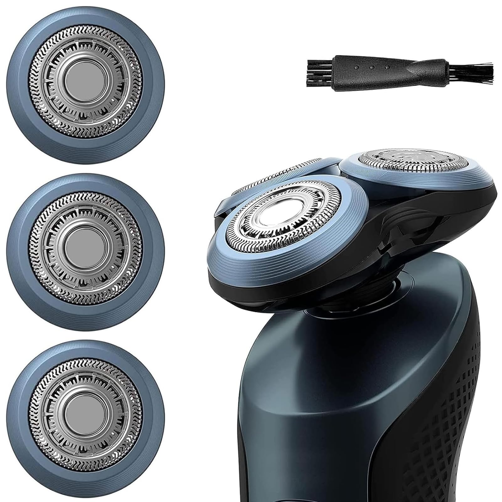 Suleto Sh60/72 Replacement Heads Compatible With Norelco Series 6000 Electric Shaver, Sh60 Razor Head For Series 6000 Shaver S68