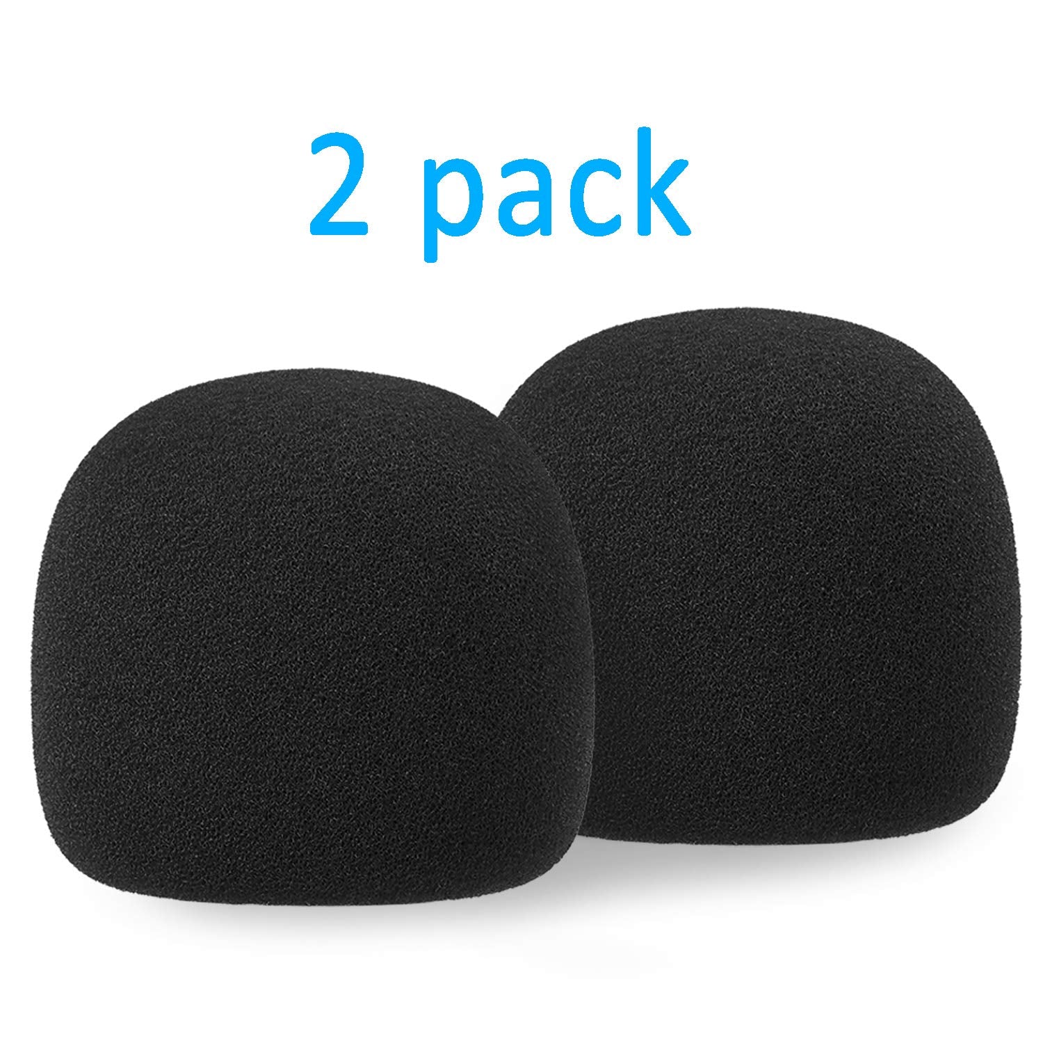 SM57 Pop Filter Foam Cover   Mic Windscreen Wind Cover Customized Compatible with Shure SM 57 Microphone to Blocks Out Plosives by YOUSHARES (2 PCS)
