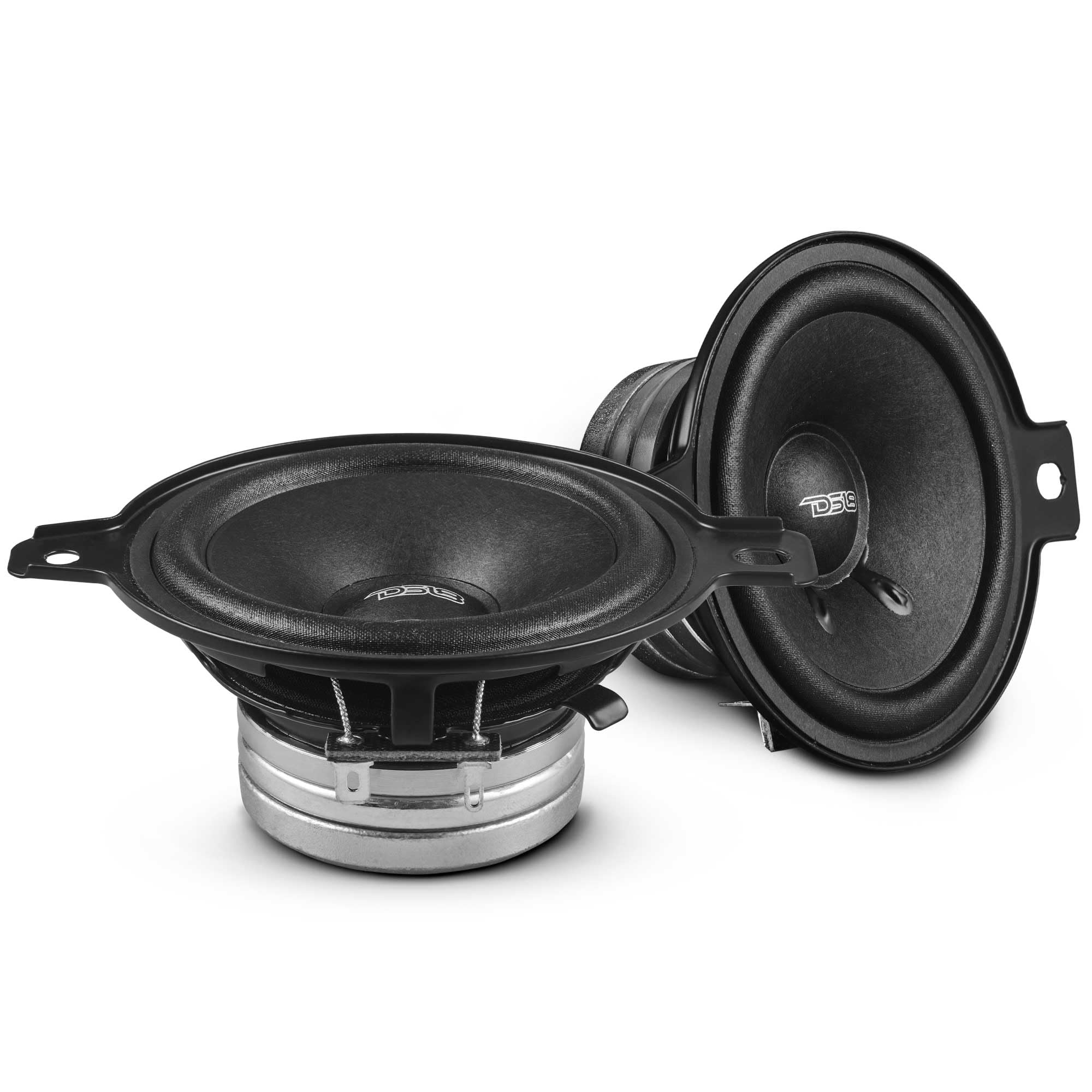 DS18 3D160NO-4 3 OEM Dashboard Loudspeaker 4-Ohm with Neodymium Magnet, Fits Seamlessly into dashboards, Universal Fit, OEM Spea