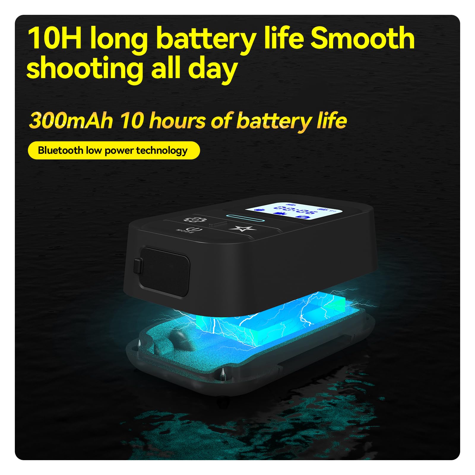 Remote For Gopro | A10 Smart Wireless Bluetooth Control With Hand Strap For Go Pro Hero 13 12 11 10 9 8 Black Max 11 Mini Contro