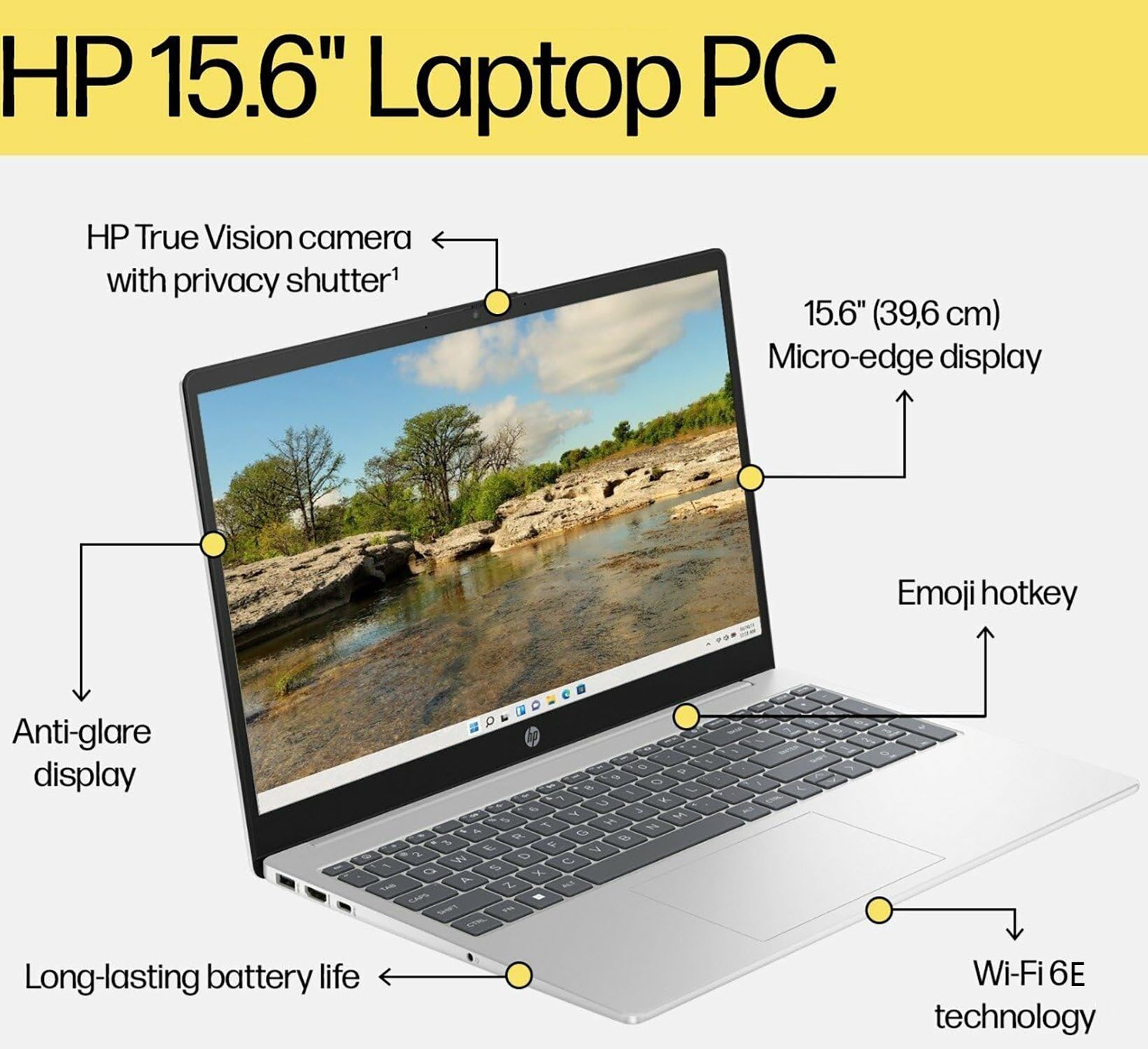Hp 15 15.6'' Fhd Laptop Computer Student And Business, Intel Quad-Core Processor (Beat I3-1115G4), 16Gb Ddr4 Ram, 256Gb Pcie Ssd