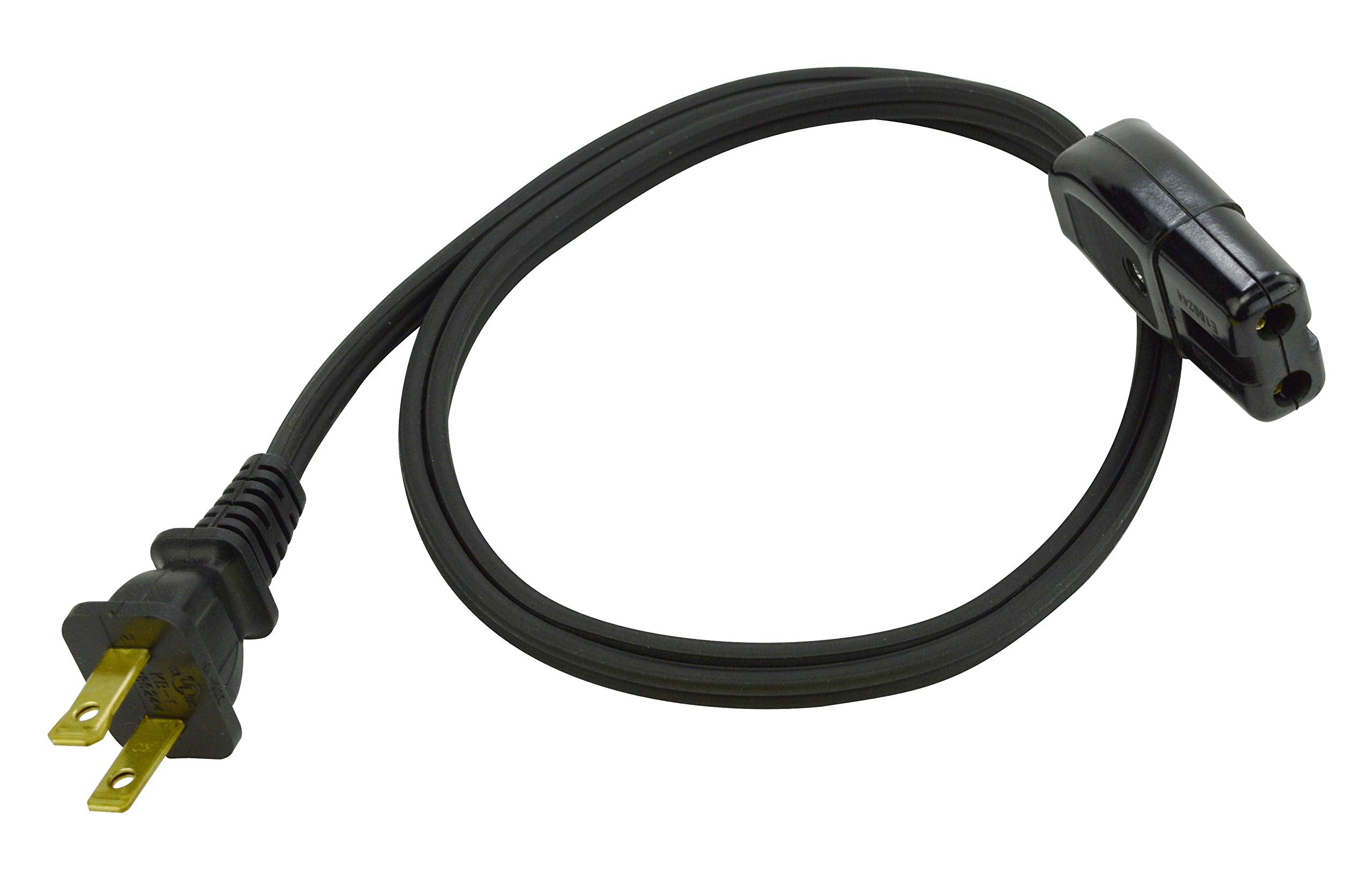 Prime Hc100503 Coffee Maker And Small Appliance Power Supply Cord, Black, 3 Feet