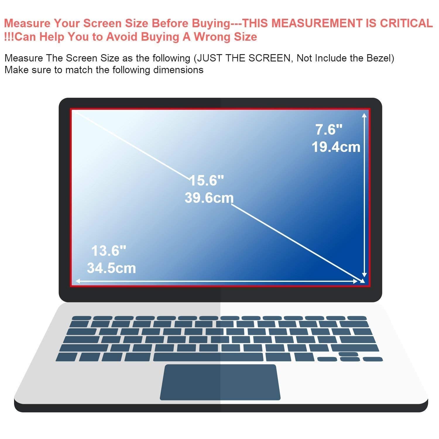 F Forito 2 Pack 15.6 Inch Laptop Anti Glare(Matte) Screen Protector Cover For All 15.6 Inch 16:9 Aspect Ratio Screen Laptop, Scr