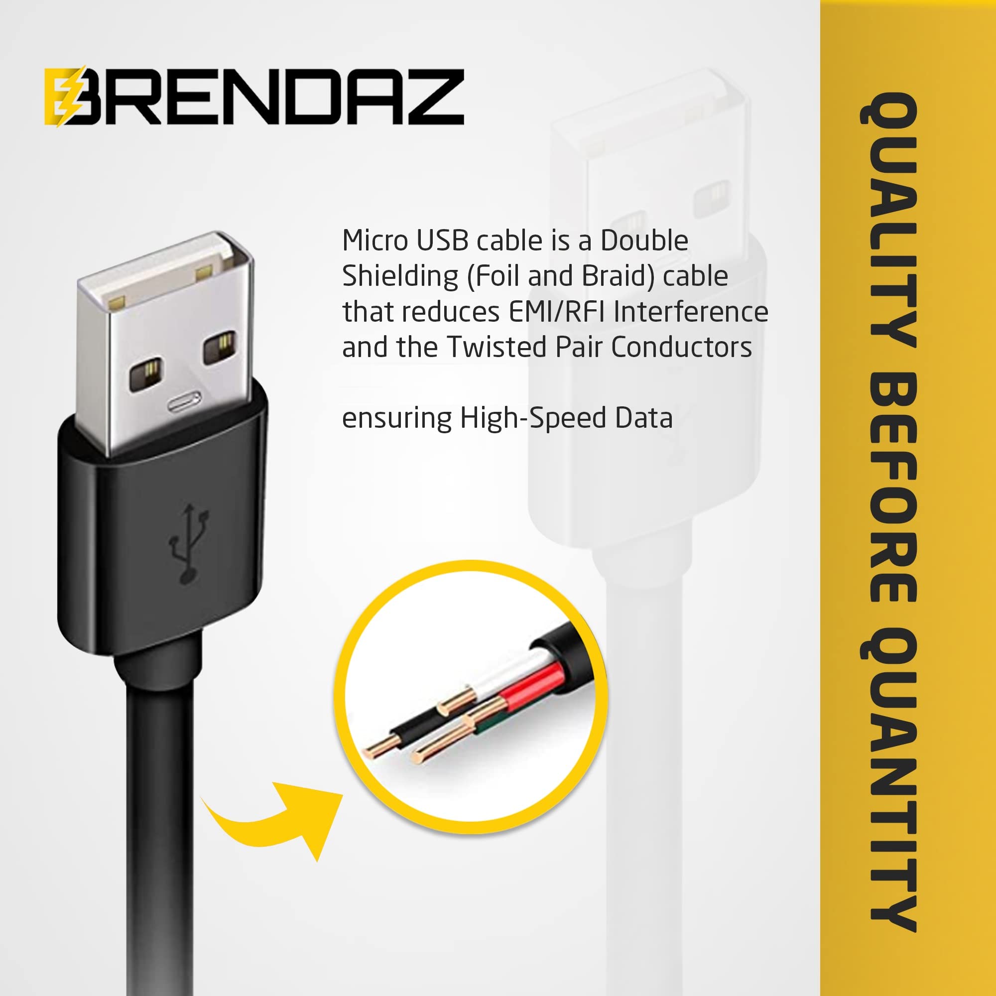 Brendaz Compatible Canon Camera Usb Cable For Canon Eos M50 Mirrorless, Eos 90D Cameras, Usb 2.0 Cable Micro Usb (6 Feet)