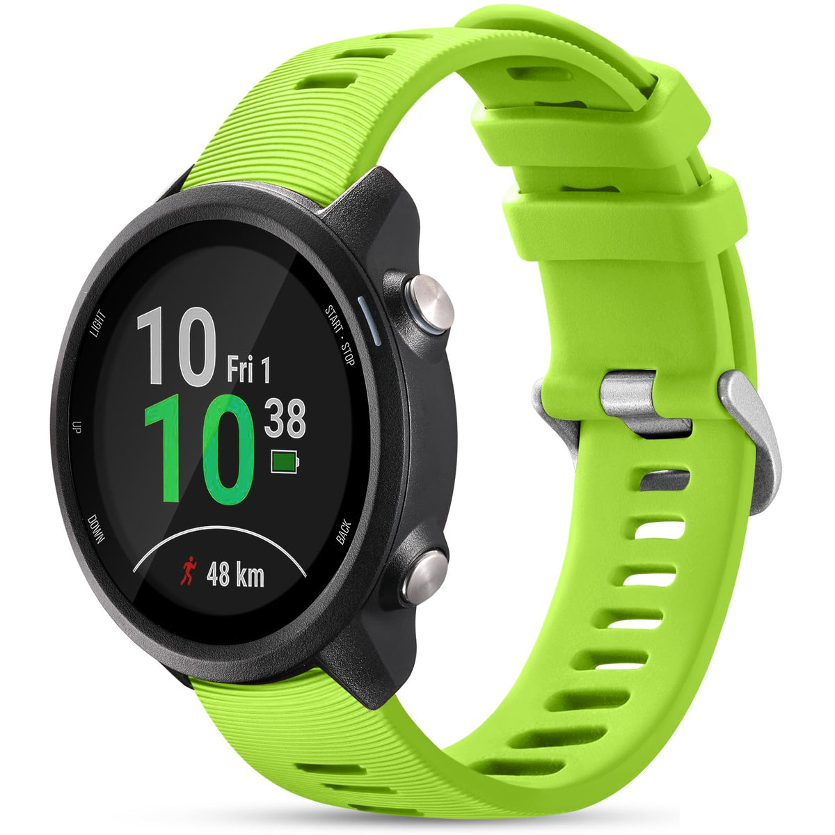 Geak Compatible With Garmin Vivoactive 6/Vivoactive 5 3 Watch Bands, 20Mm Adjustable Soft Silicone Bands For Forerunner 245 Watc