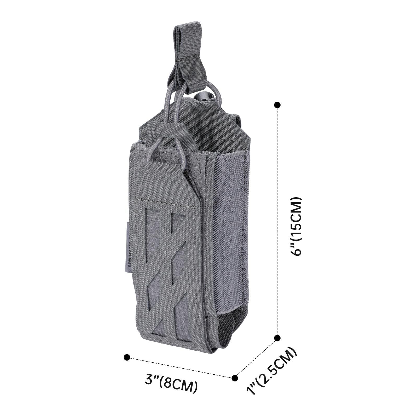 Excellent Elite Spanker Tactical Universal Radio Holster Holder Molle Radio Pouch Adjustable For Duty Belt,Vest For Two Ways Wal