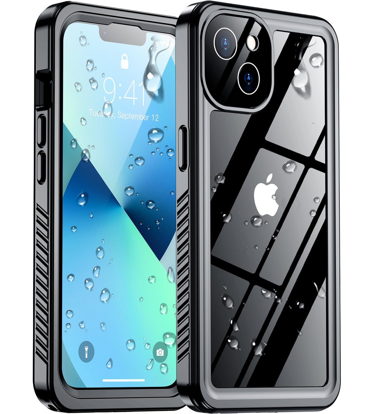 Red2Fire 2024 New For Iphone 13 Case Waterproof,[Built In Screen Protector & Camera Protector][Full Body Shockproof][Ip68 Underw