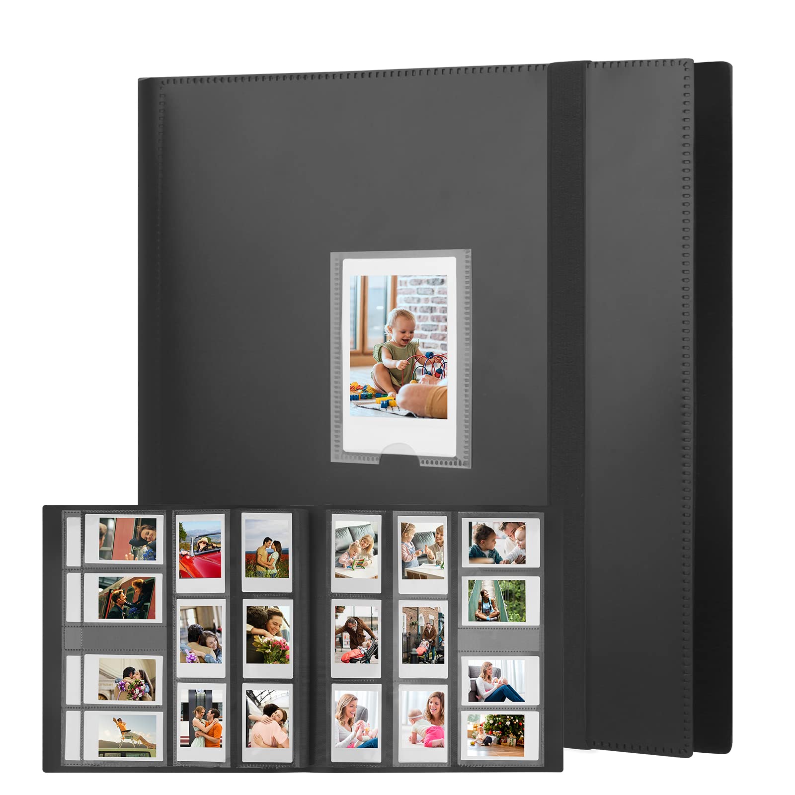 560 Pockets Photo Album For Fujifilm Instax Mini Camera,For Polaroid Mini Instant Camera Film, 2X3 Photo Album Book For Fujifilm Instax Mini 11 12 9 Evo 90 70 40 8 7 Liplay Instant Camera