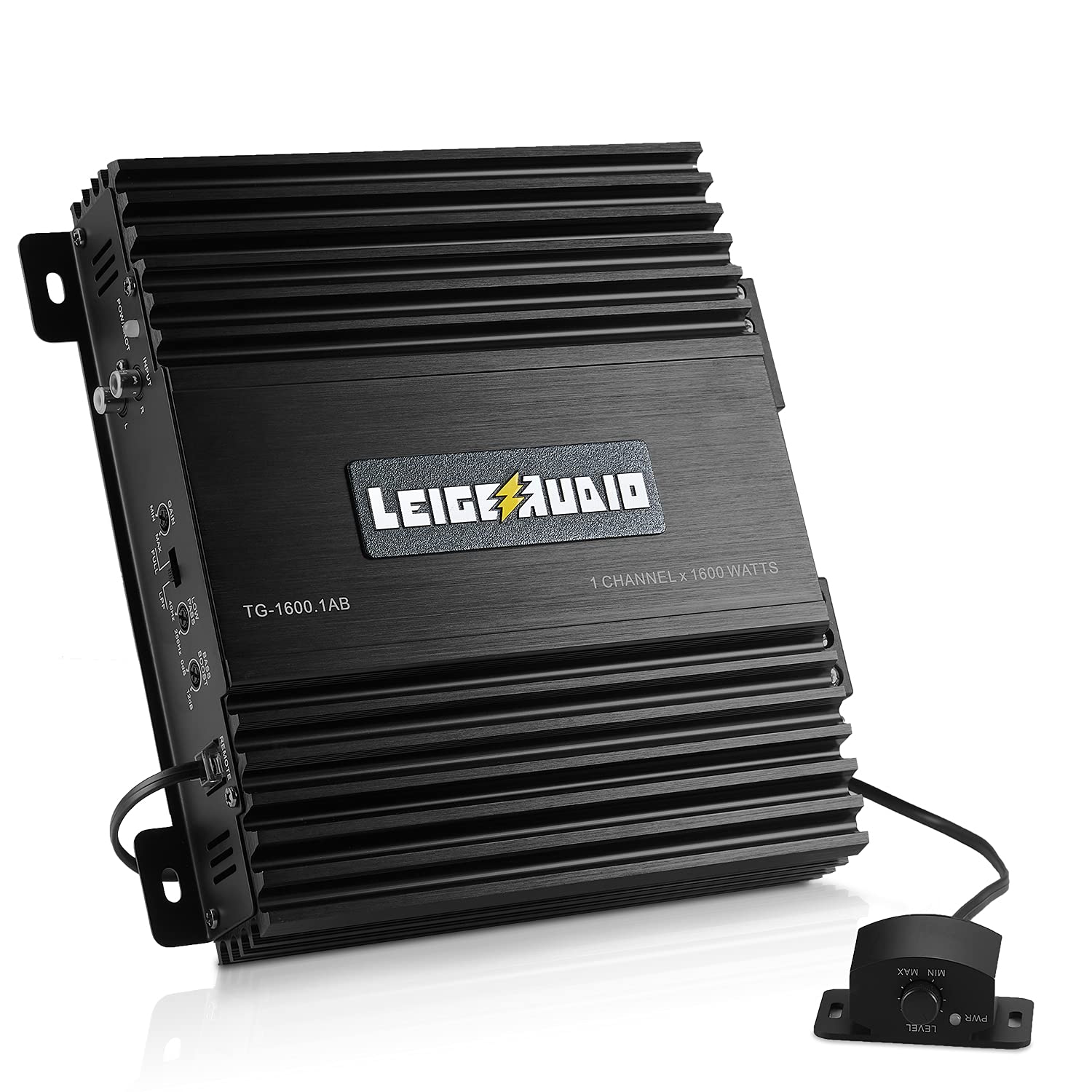 Leigesaudio 1600 Watts Monoblock Amplifier, Class A/B, Remote Subwoofer Control, Mosfet Power Supply, Subwoofer Amplifiers For C