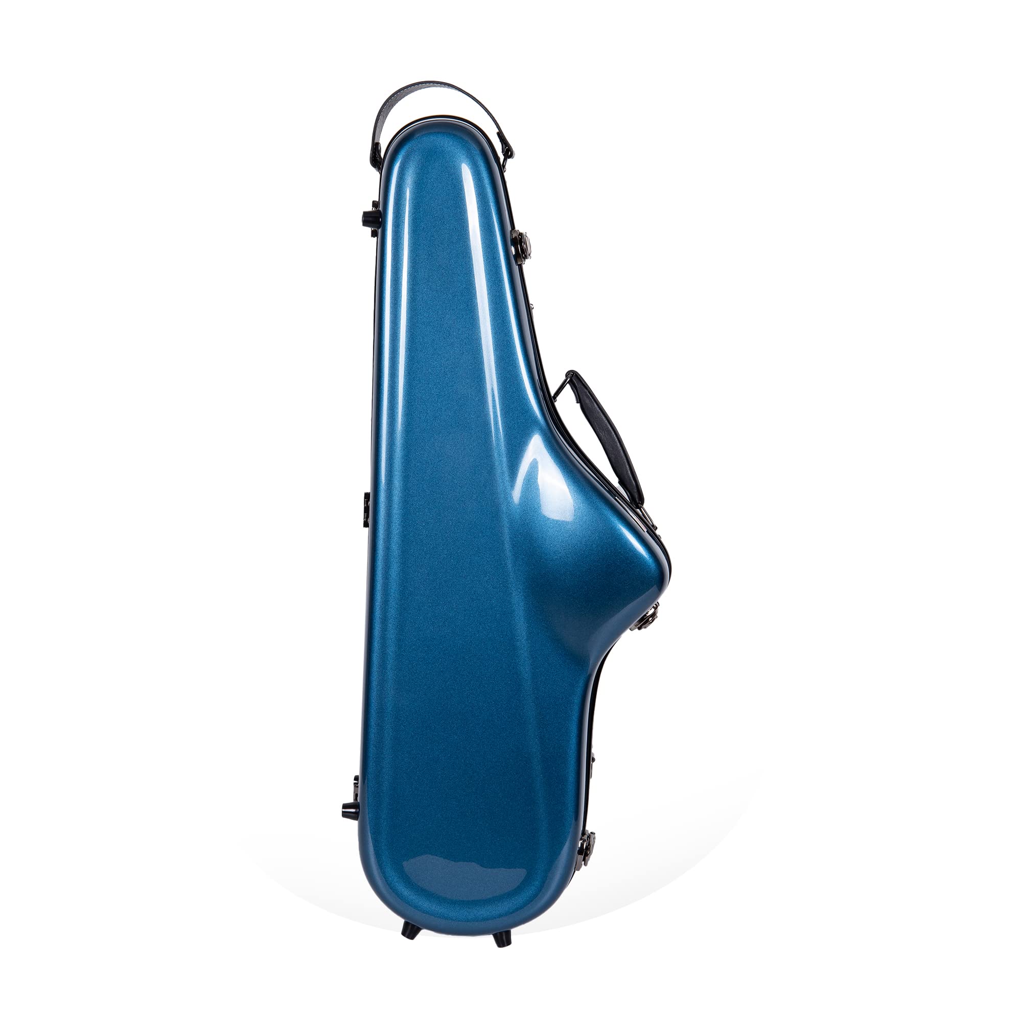 Crossrock Pro Grade Tenor Saxophone Case | Sapphire Blue, Tsa Lock, Stylish & Elite Protection, Detachable Straps, Accessory Poc