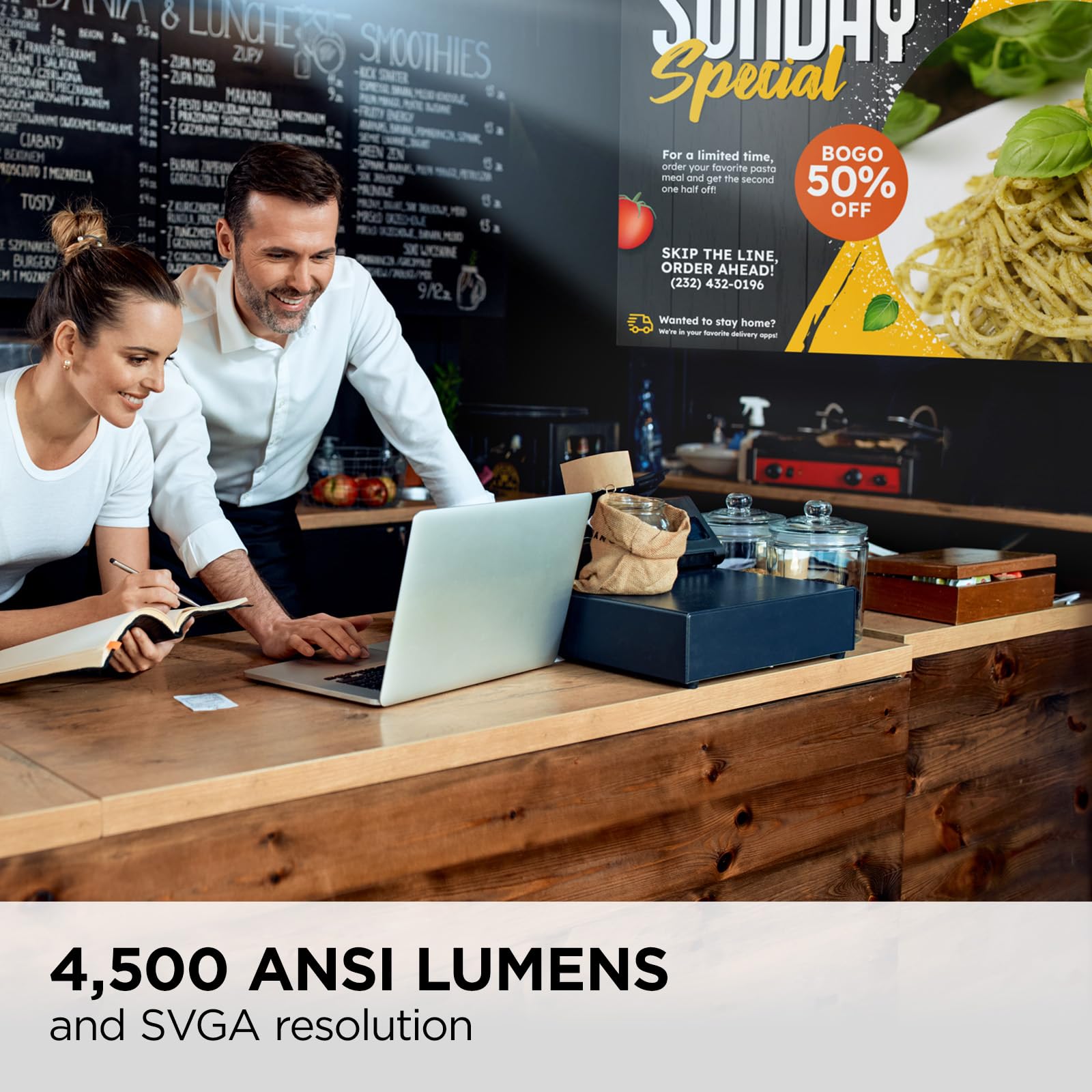 4,500 Lm Svga Bus Ed Prjctr