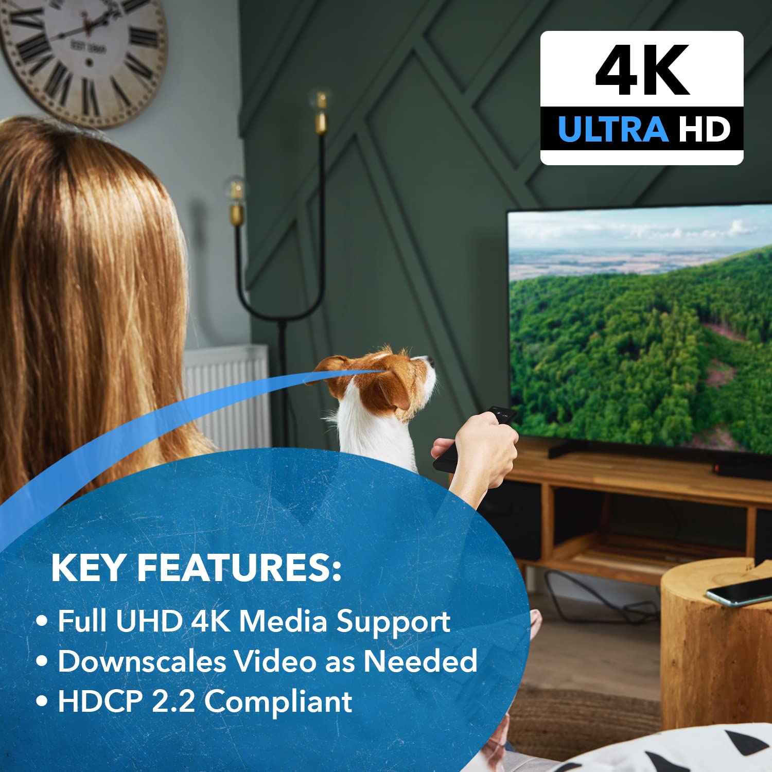 Orei 4X4 Hdmi 4K Matrix Switch/Splitter, (4 Input, 4 Output) With Remote Control Supports Ultrahd 4K@60Hz 4:4:4, Hdr, Yuv, Hdmi