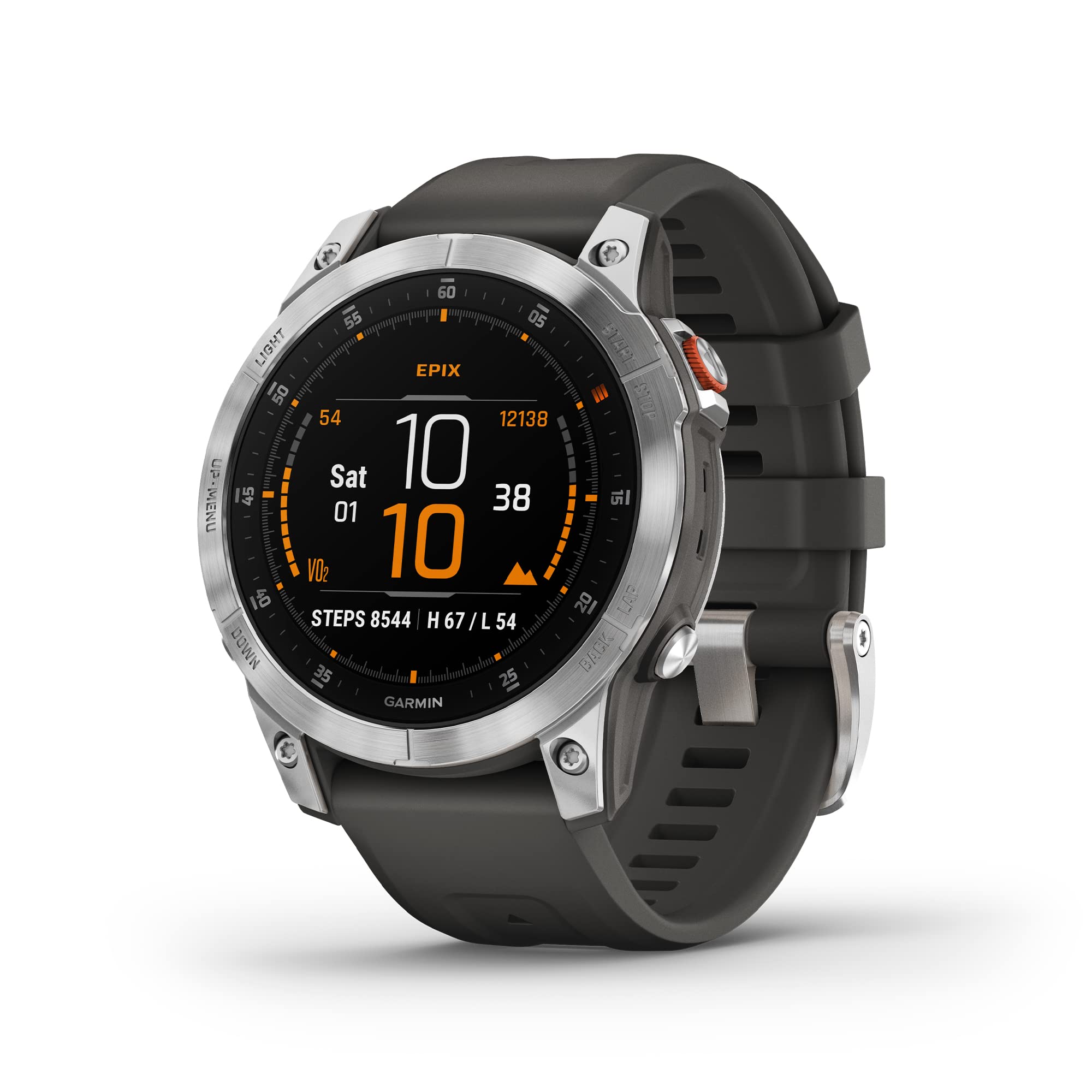 Garmin Epix Gen 2, Premium Active Smartwatch, Touchscreen Amoled Display, Adventure Watch With Advanced Features, Slate Steel