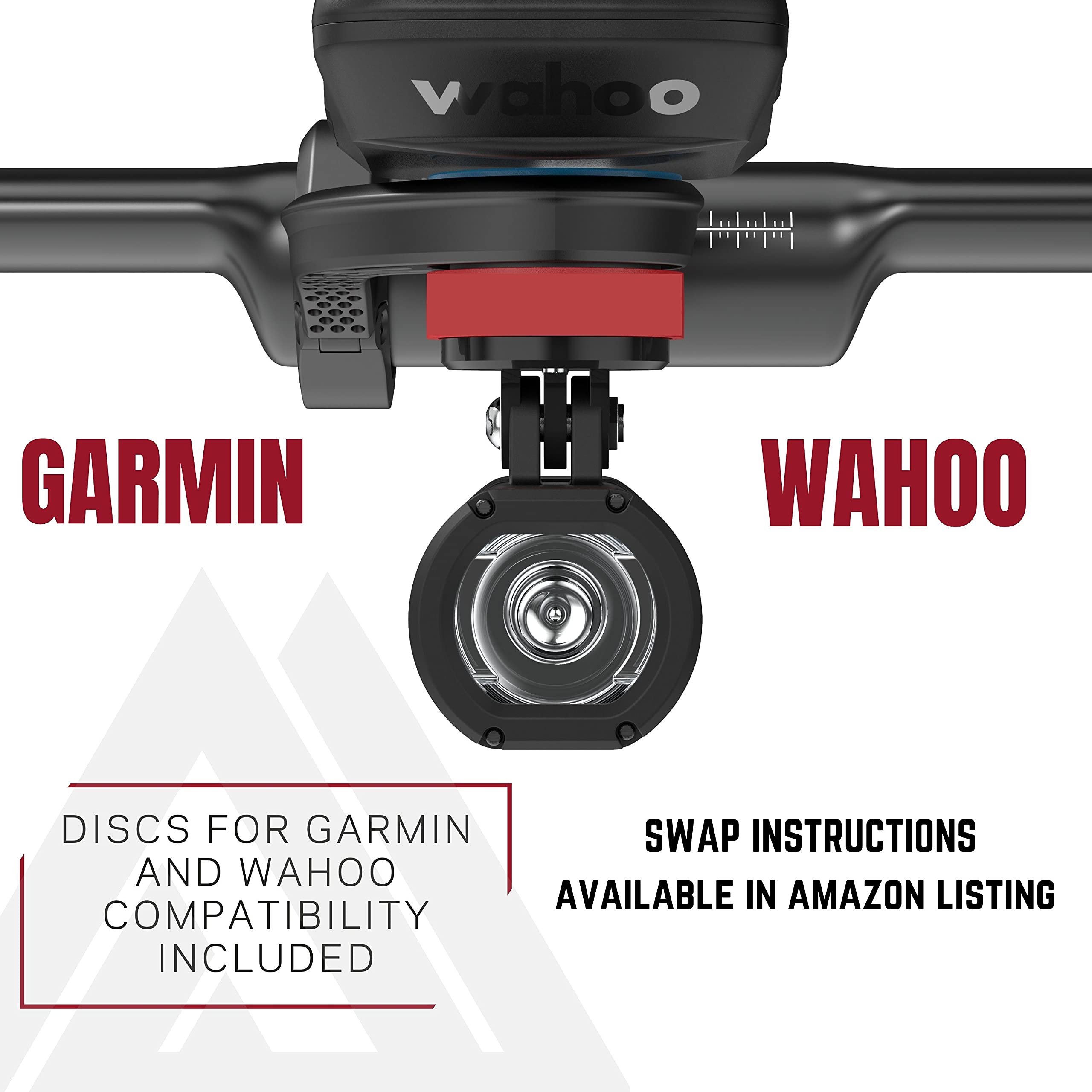 Kom Cycling Cm06 Quick Release Gopro Computer Mount For Wahoo And Garmin Bike Computers (Bike Mount Compatible With Edge 1030, Elemnt Roam And Others) 1030 Bike Mount Compatible With Gopro Accessories