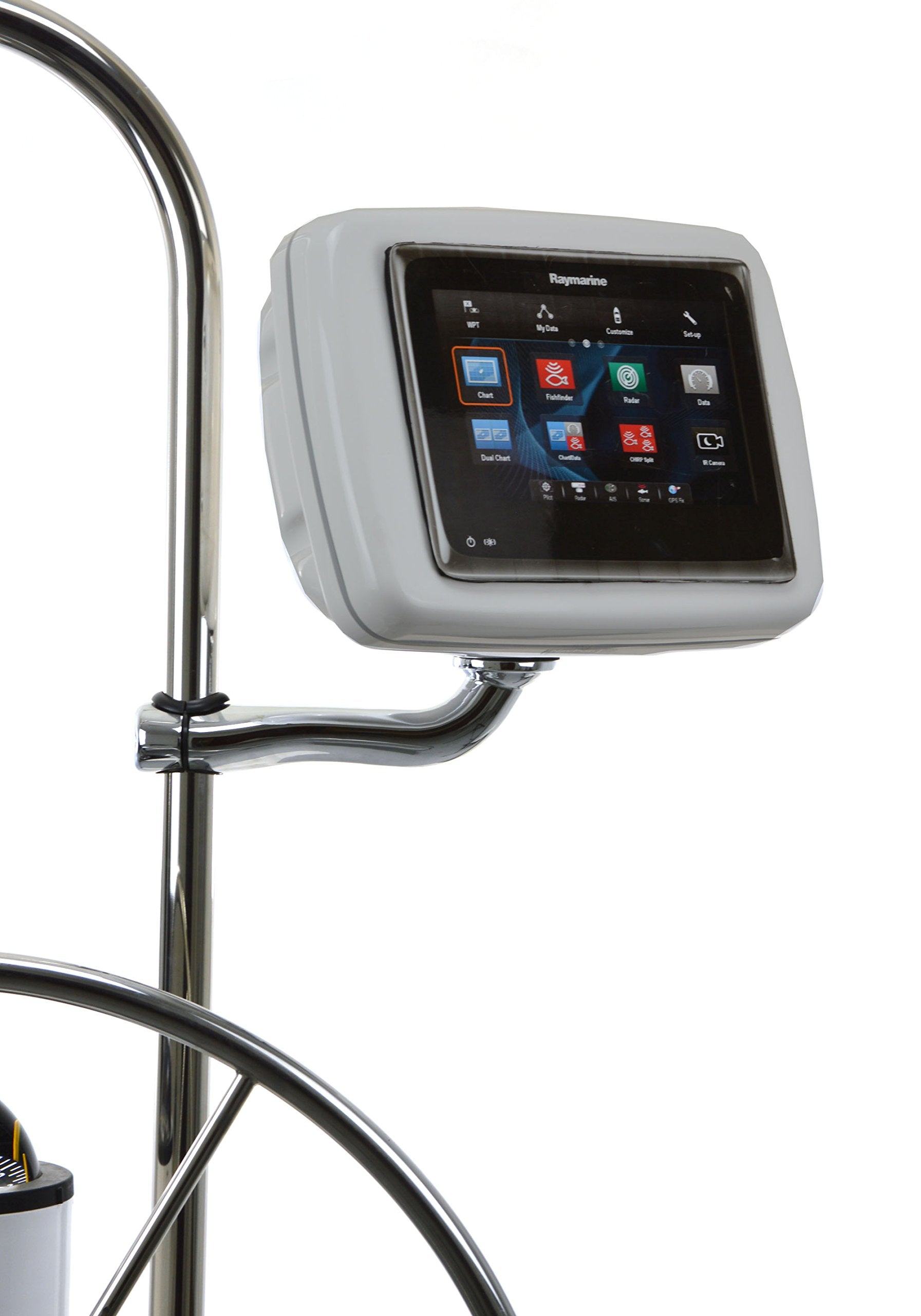 Navpod Rmx4814 Railmount Pre Cut For Raymarine A95/A97/A98 (Fits 1'' Or 1.25'' Tubing)