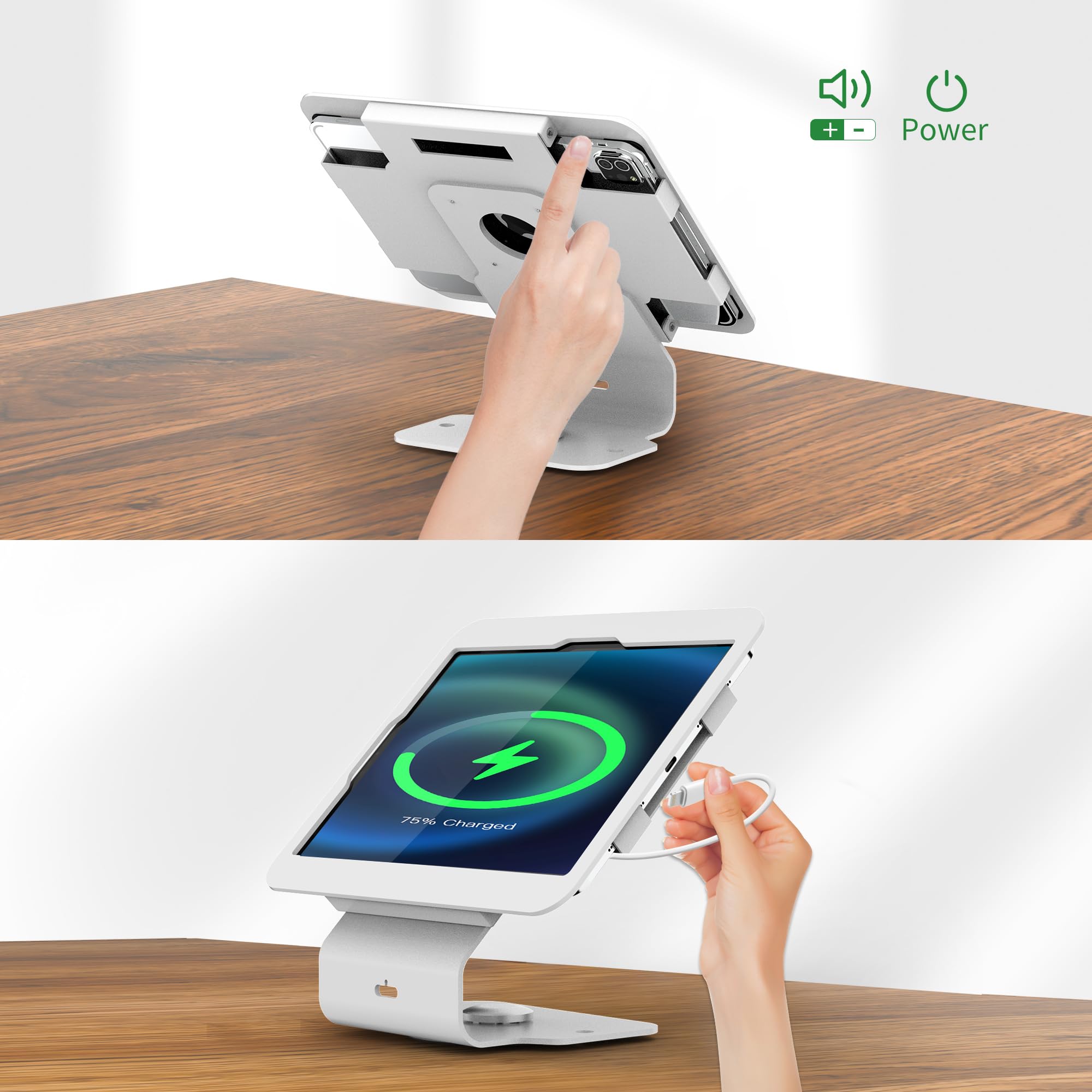 Pinikox Kiosk Pos Tablet Stand For Ipad 10 Gen 10.9 Inch, Ipad Air 4 5 10.9'', Ipad Pro 11'' 1St 2Nd 3Rd 4Th Gen., Ipad Air 11''