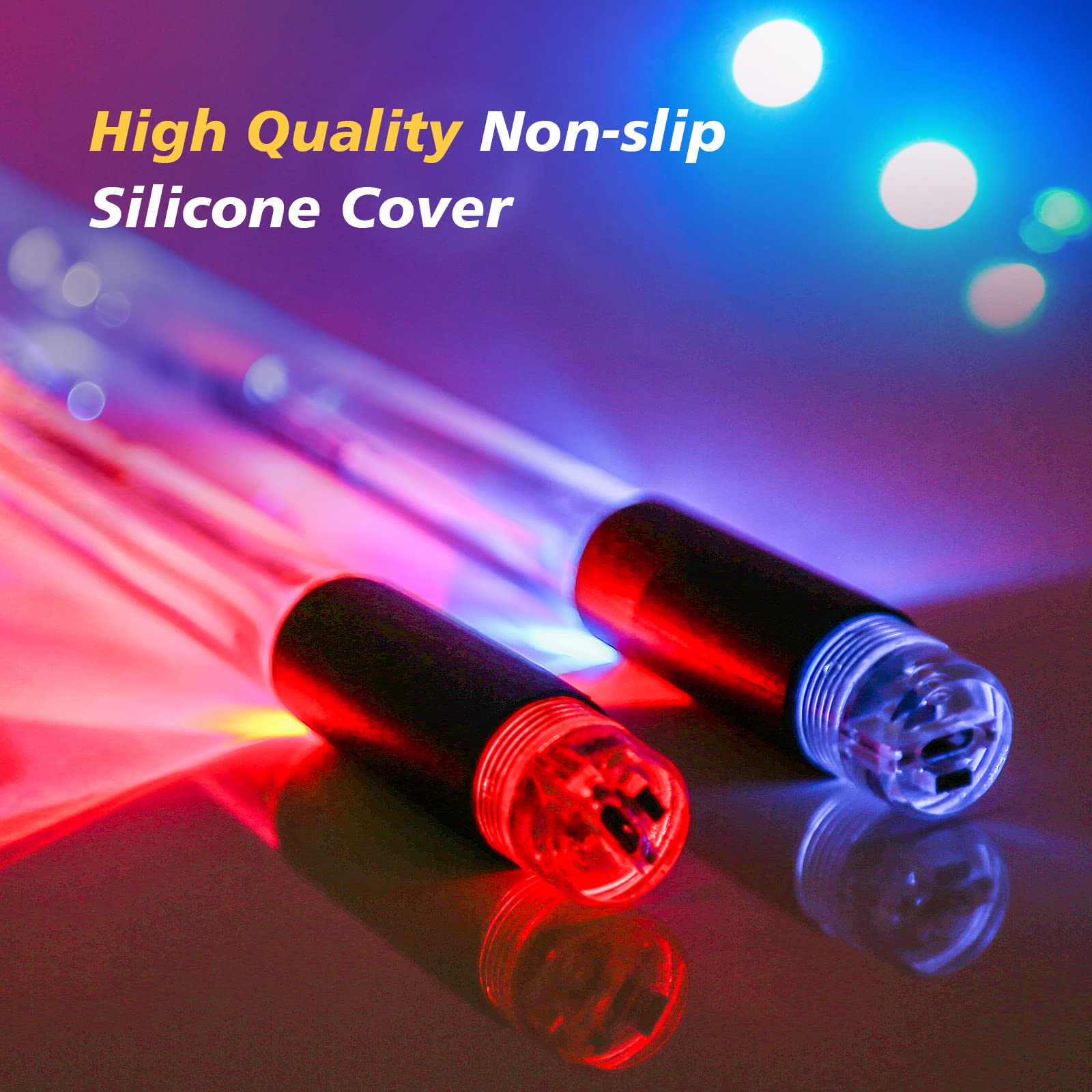 Light Up Drum Sticks,15 Color Changing Drum Sticks Cool Kids Drum Sticks Personalized Electronic 5A Drumsticks(One Pair)