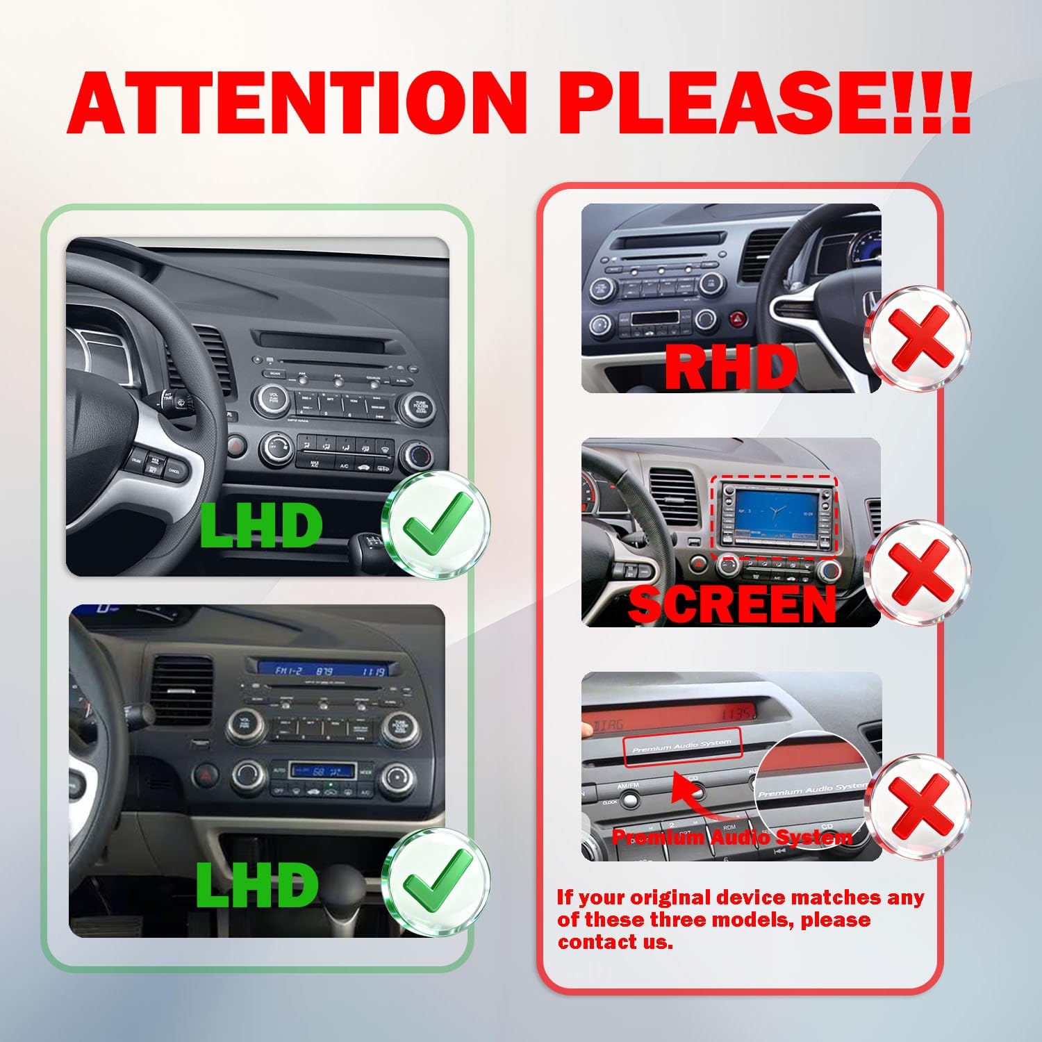 Kunfine Android Autoradio Car Navigation Stereo Gps Radio 10 Ips Touch Screen Pad Bt Wifi Headunit Tablet For Honda Civic 2004-2