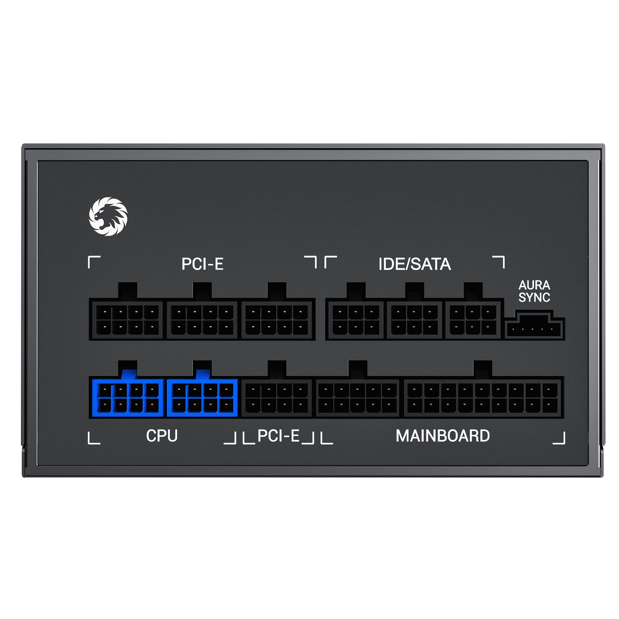 Gamemax 1050W Atx 3.0 & Pcie 5.0 Power Supply, 80+ Gold Certified, Addressable Rgb Sync, Fully Modular Atx Gaming Power Supply,