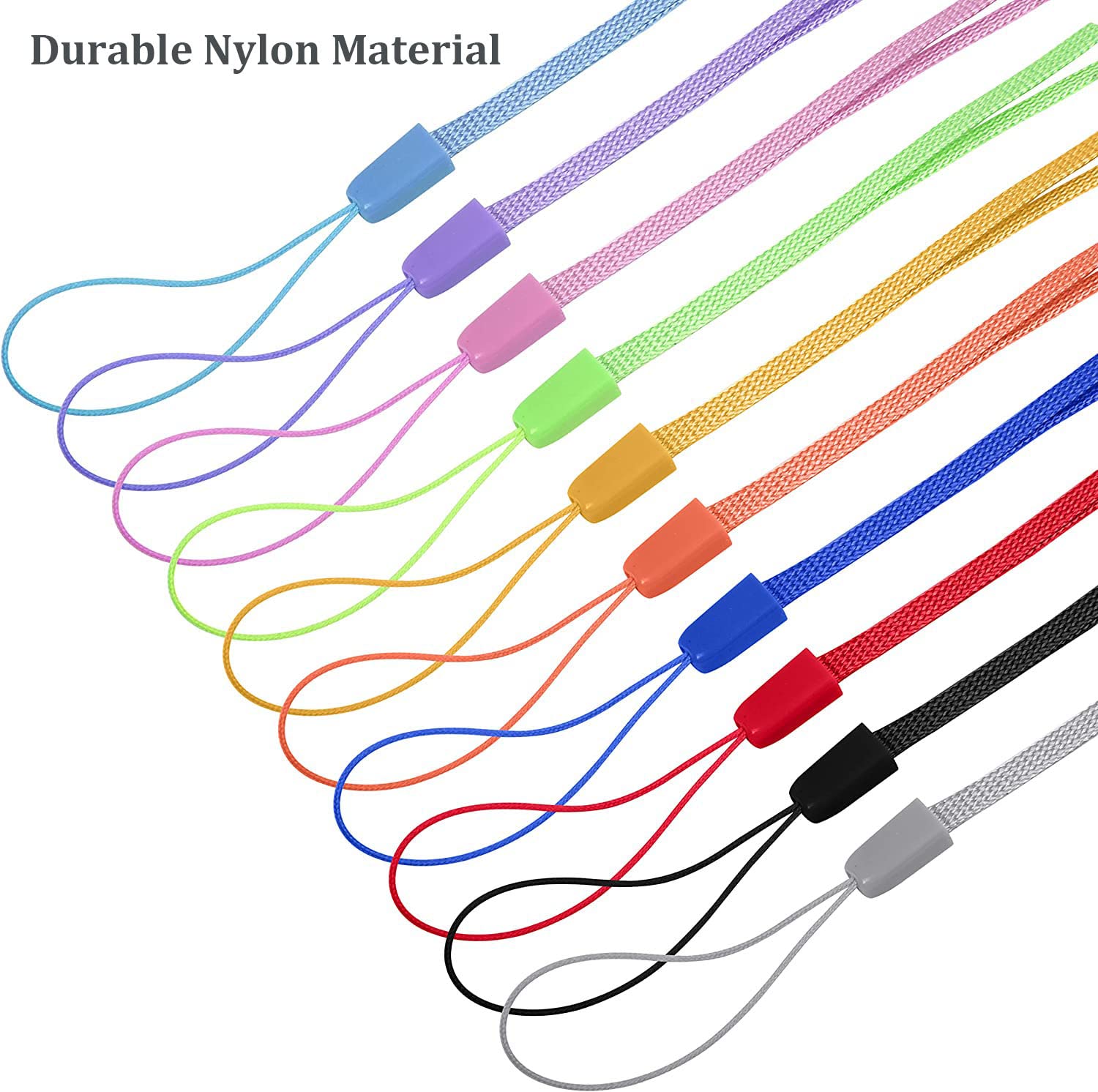 Ablaze 80 Pack 7 Inch Wrist Lanyard Strap String For Usb Flash Drives, Keys, Keychains, Id Name Tag Badge Holders And Other Port