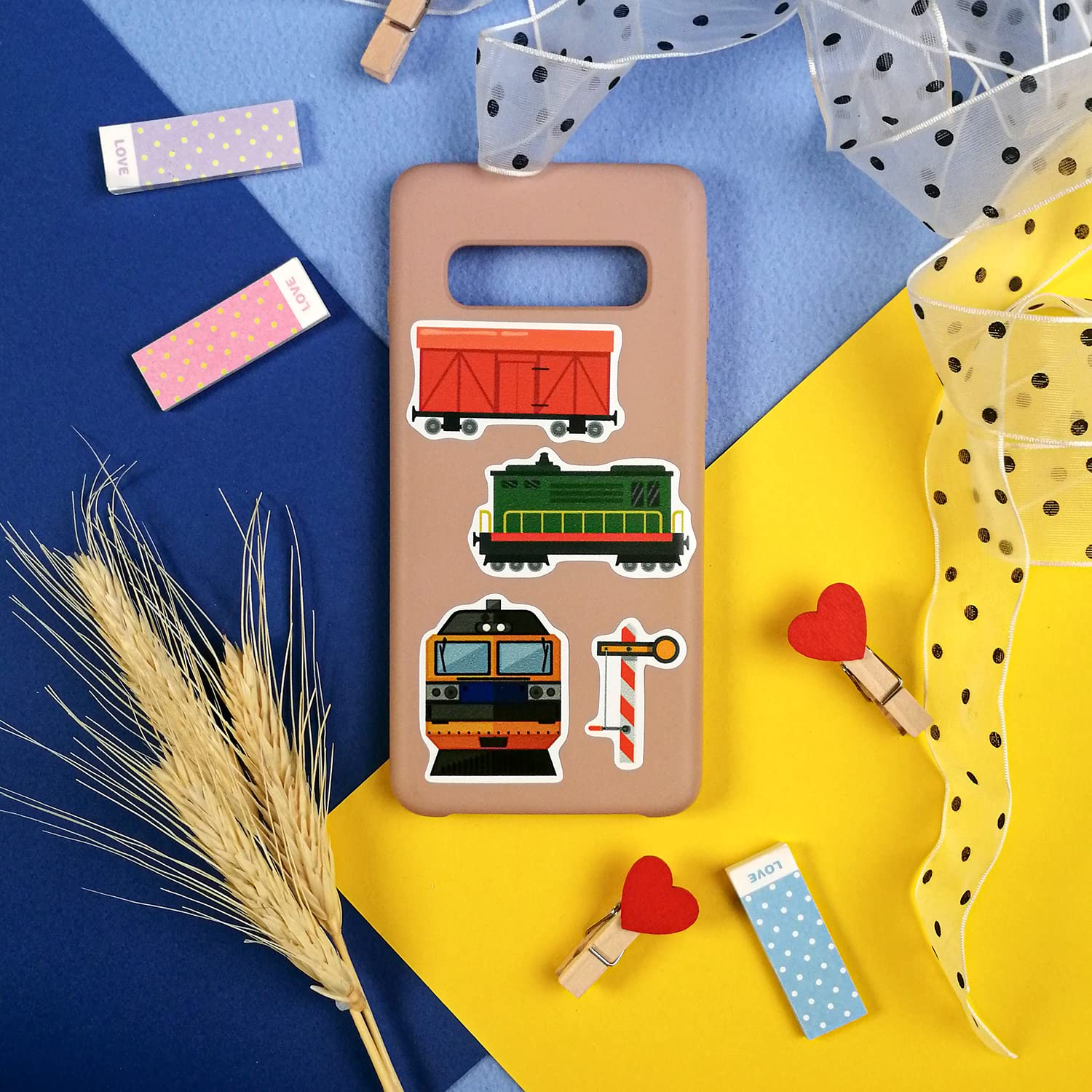 100 Pcs Train Stickers & Decals   Train Party Favors   Train For Boys   Train Gifts For Train Lovers Boys Train