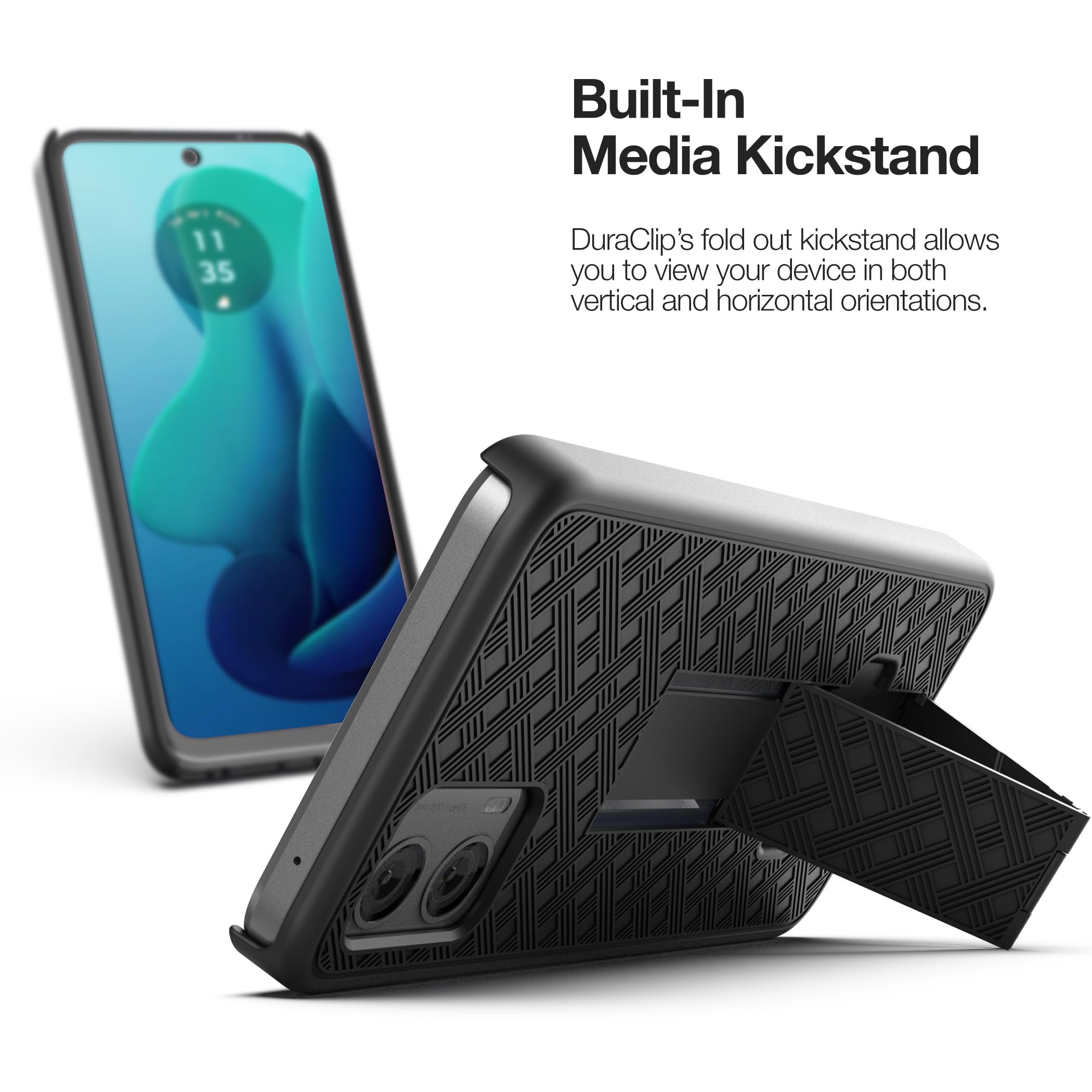 Encased Belt Case For Moto G 5G 2024   Slim Case With Holster Clip (Motorola G 5G 2024)