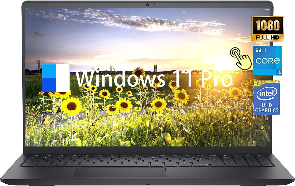 Dell Inspiron Business Laptop, 15.6 Inch Fhd Touchscreen, 11Th Gen Intel Core I5, Windows 11 Pro, 16Gb Ram, 1Tb Hdd, Lifetime Of