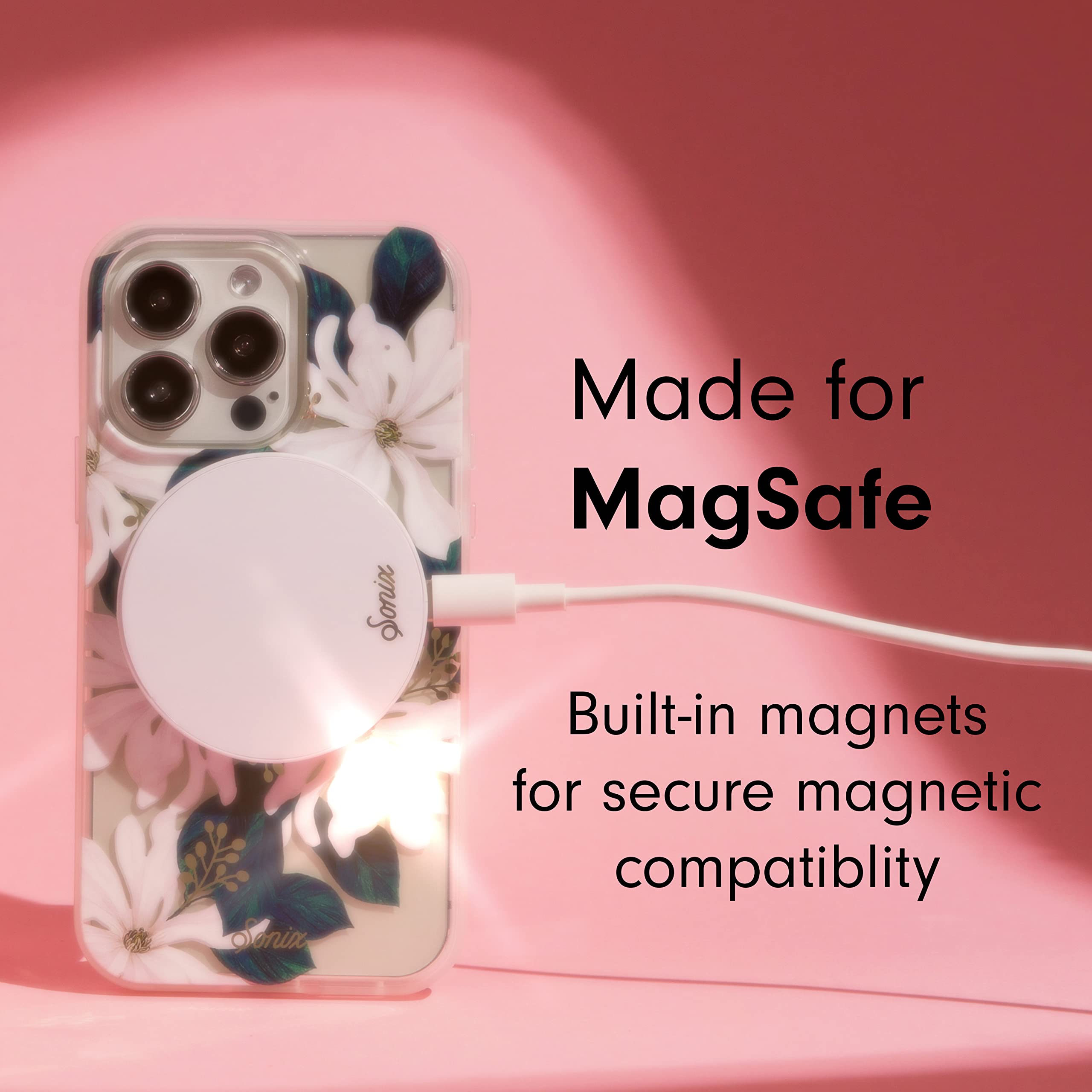 Sonix | Compatible With Magsafe Iphone 13 Pro Case Floral | 10Ft Drop Tested | Delilah Flower